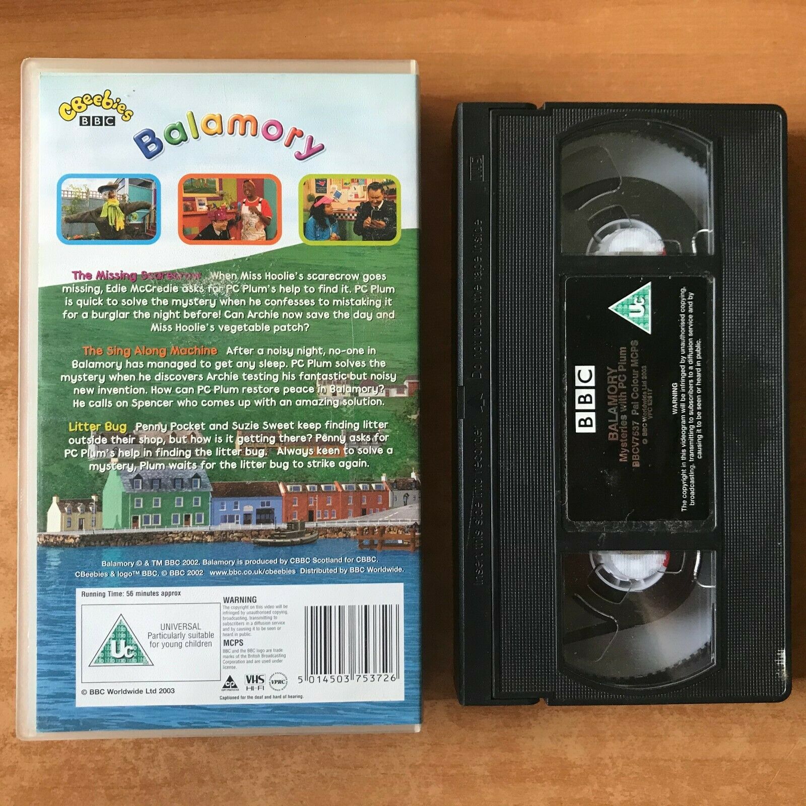 Balamory (BBC): Mysteries With PC Plum - Educational - Singalong - Kids - VHS-