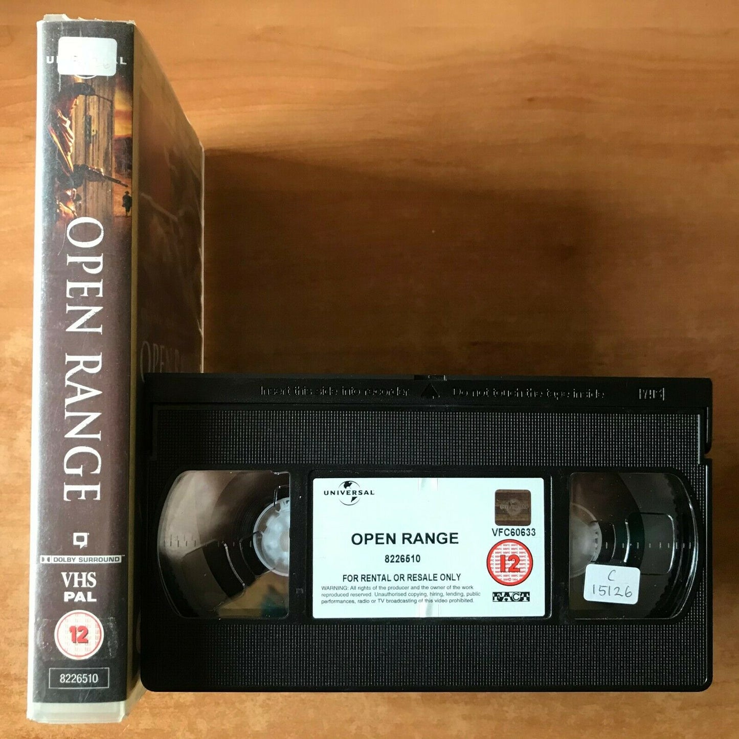 Open Range (2003); [Kevin Costner]: Western - Large Box (Rental) - Pal VHS-