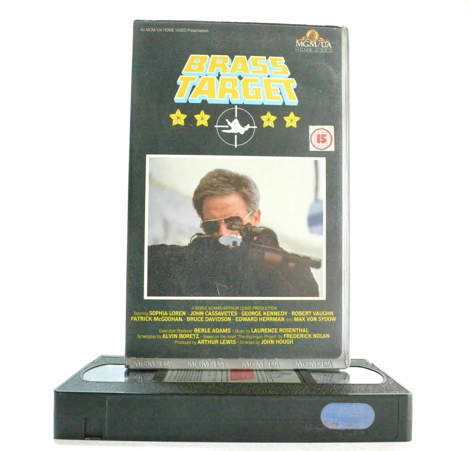 Brass Target- Sophia Loren - MGM - Ex Rental - Big Box - Pre Cert VHS (39)-