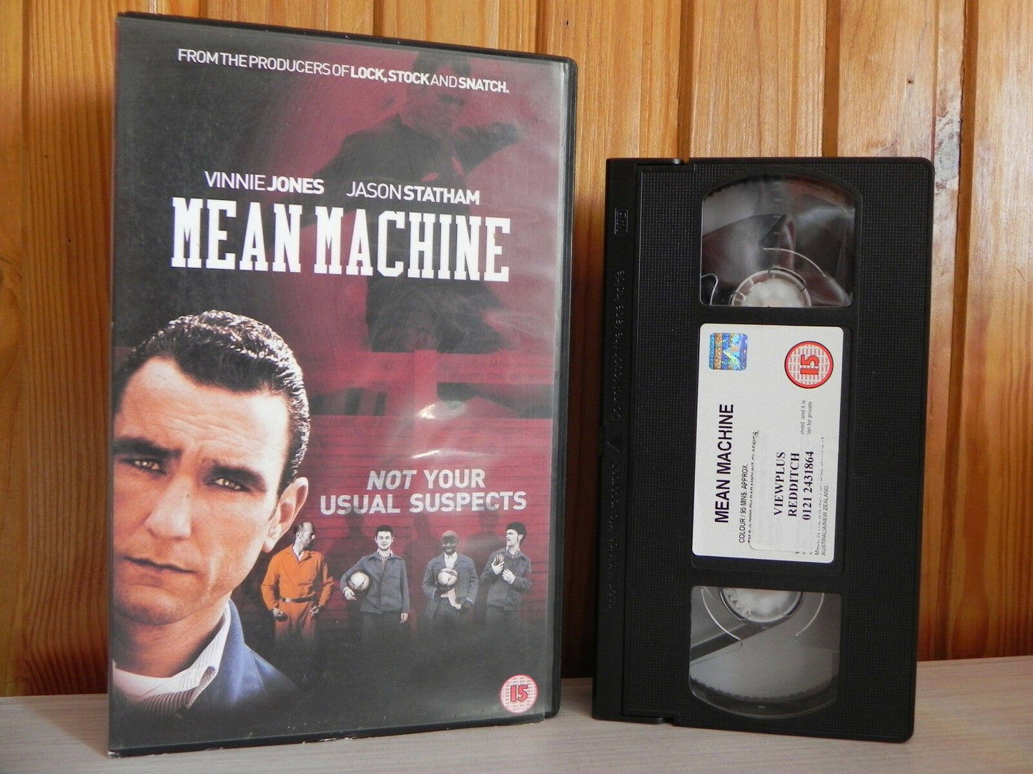 Mean Machine - Statham - Vinnie Jones - Large Box - Ex-Rental - Action - Pal VHS-