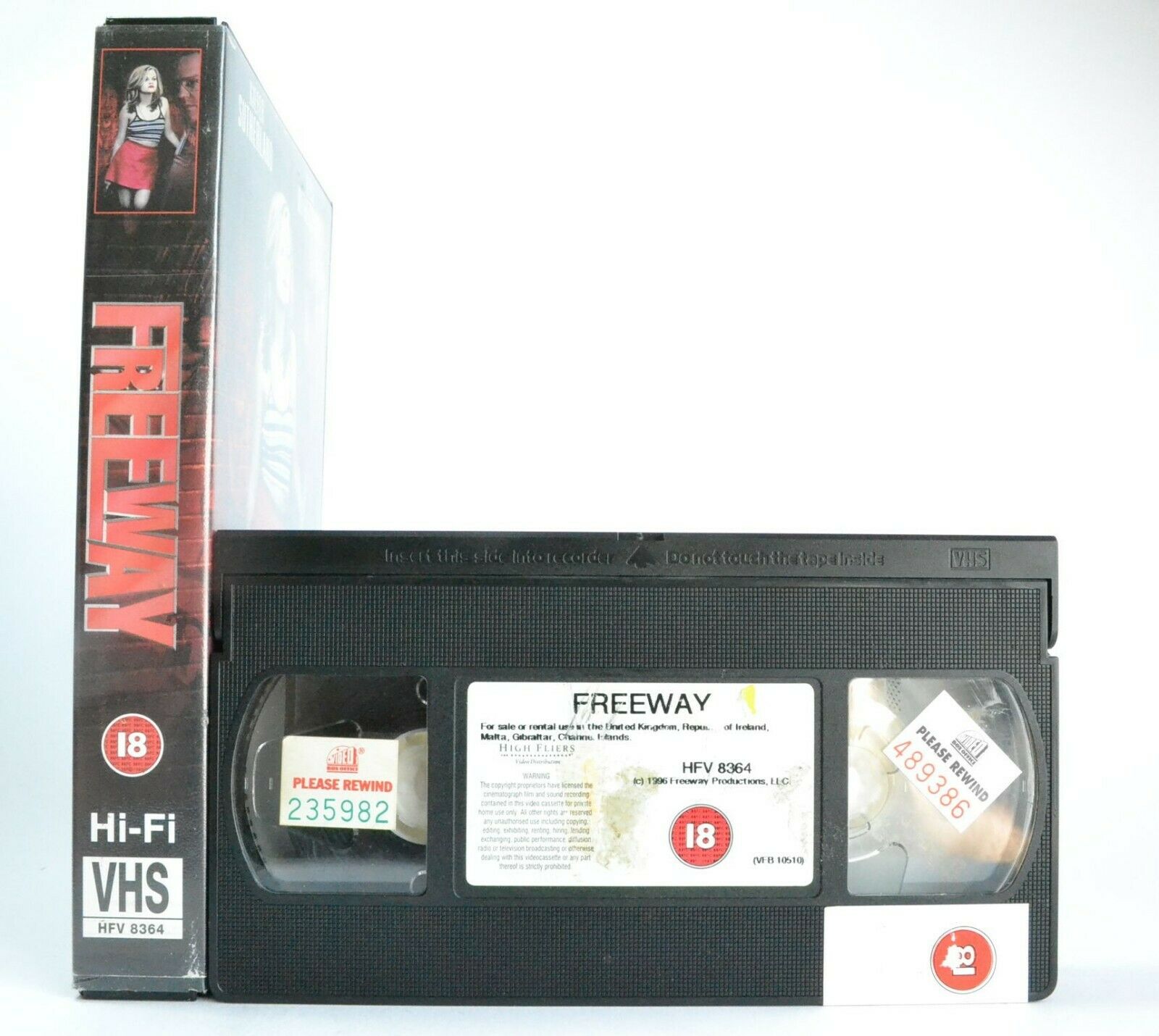 Freeway (1996): Crime Drama - Large Box - K.Sutherland/R.Witherspoon -Pal VHS-
