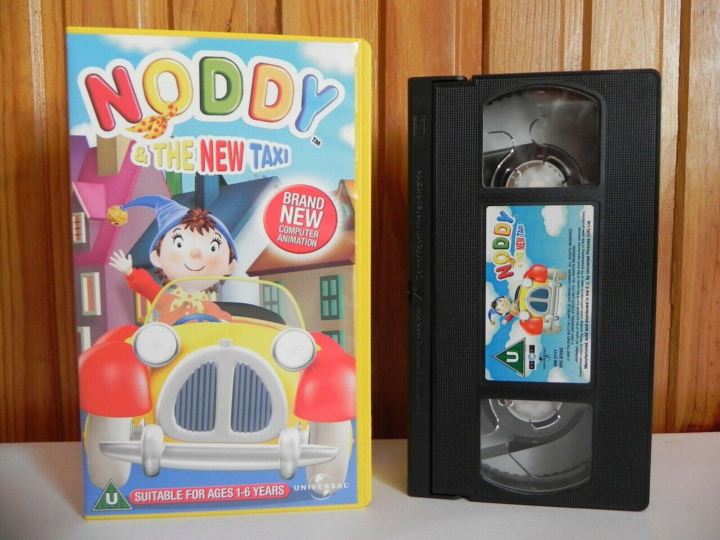 Noddy & The New Taxi - Universal - Brand New Computer Action - Children's - VHS-