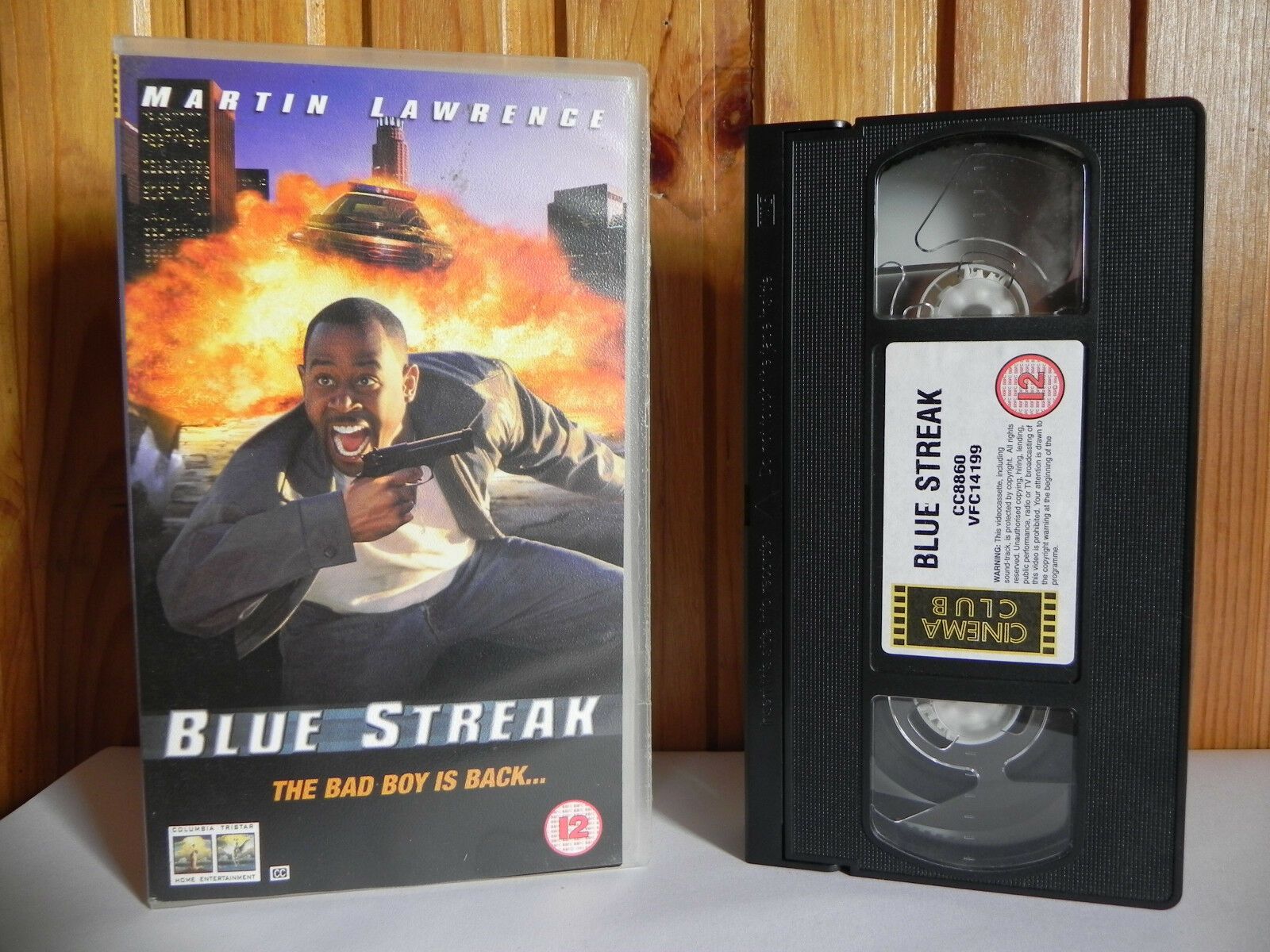 Blue Streak: Small Box - Columbia - Comedy - Action - Martin Lawrence - Pal VHS-