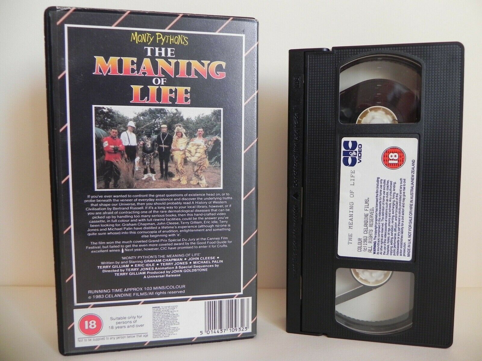 Monty Python's The Meaning Of Life - CIC Video - Comedy - Terry Gilliam - VHS-