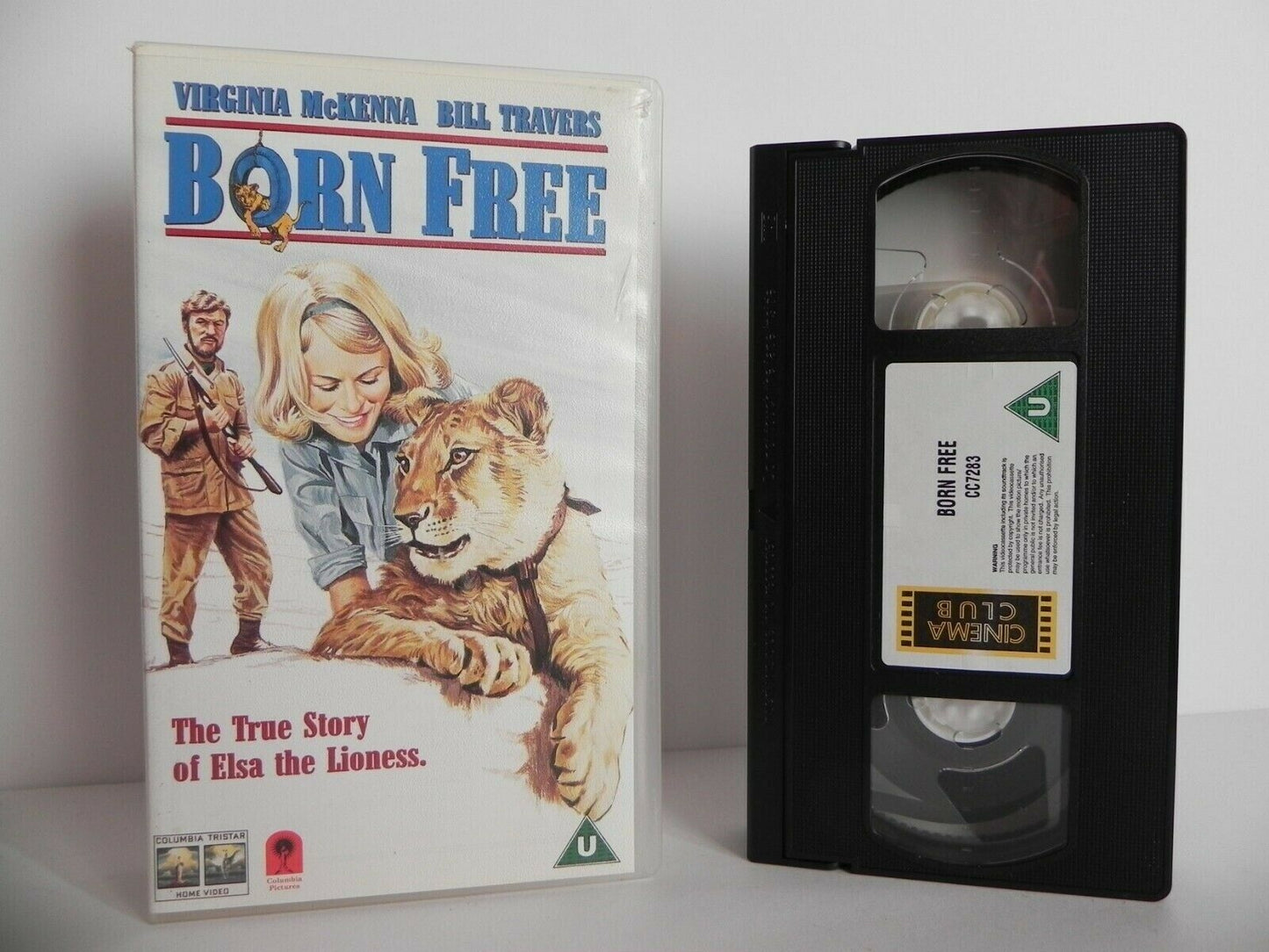 Born Free - True Story - Elsa The Lioness - Adventure - Virginia McKenna - VHS-