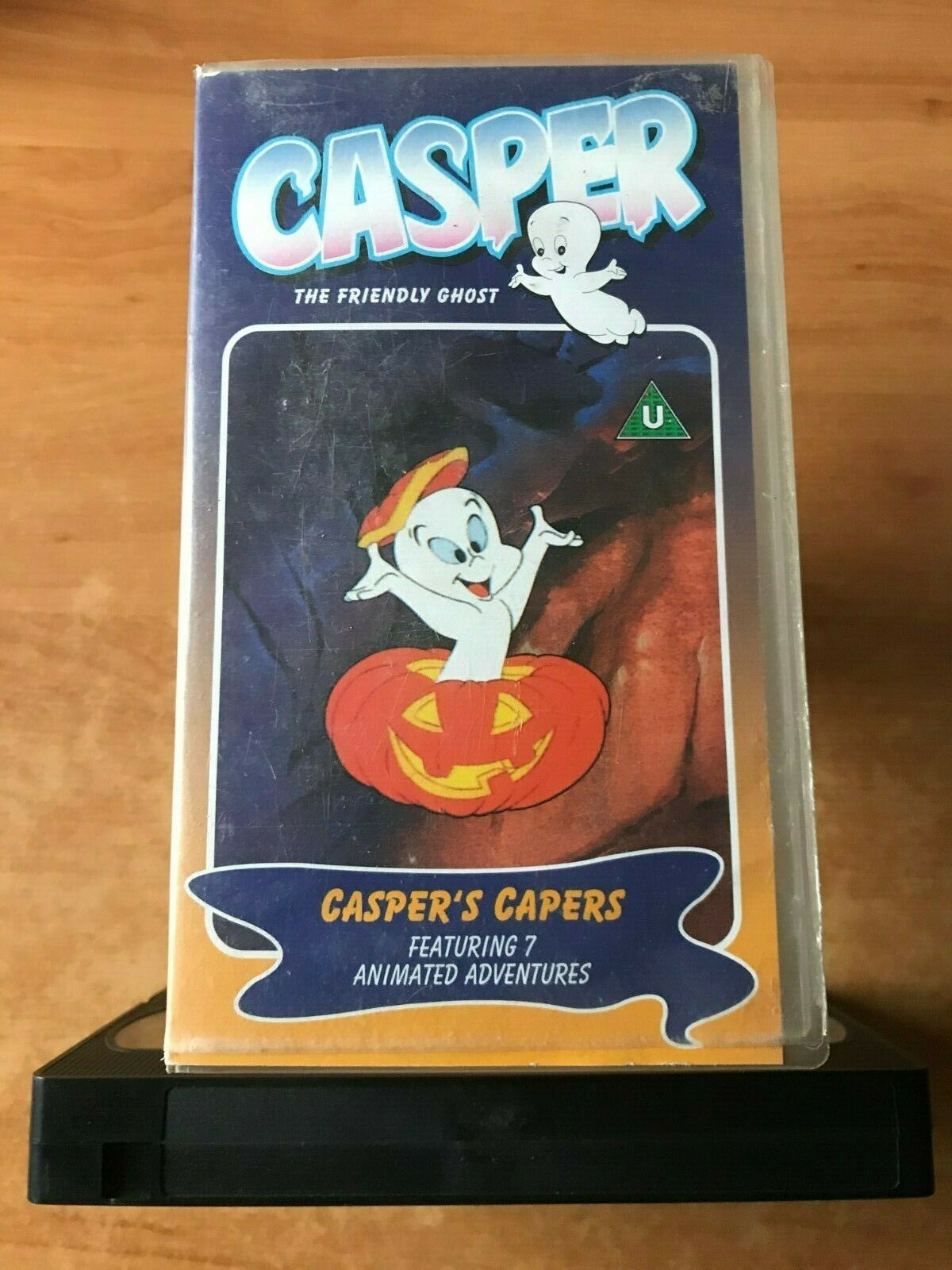 Casper The Friendly Ghost: Casper's Capers - Animated Adventures - Kids - VHS-
