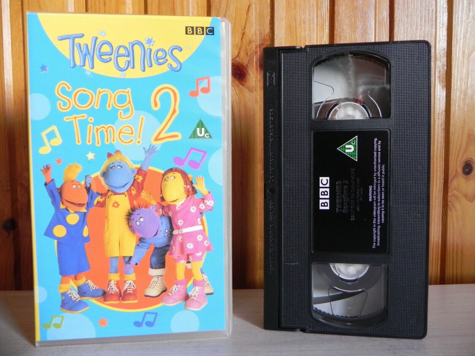 Tweenies - Song Time 2 - BBC - Runaway Train - Mousie Brown - Hot And Cold - VHS-
