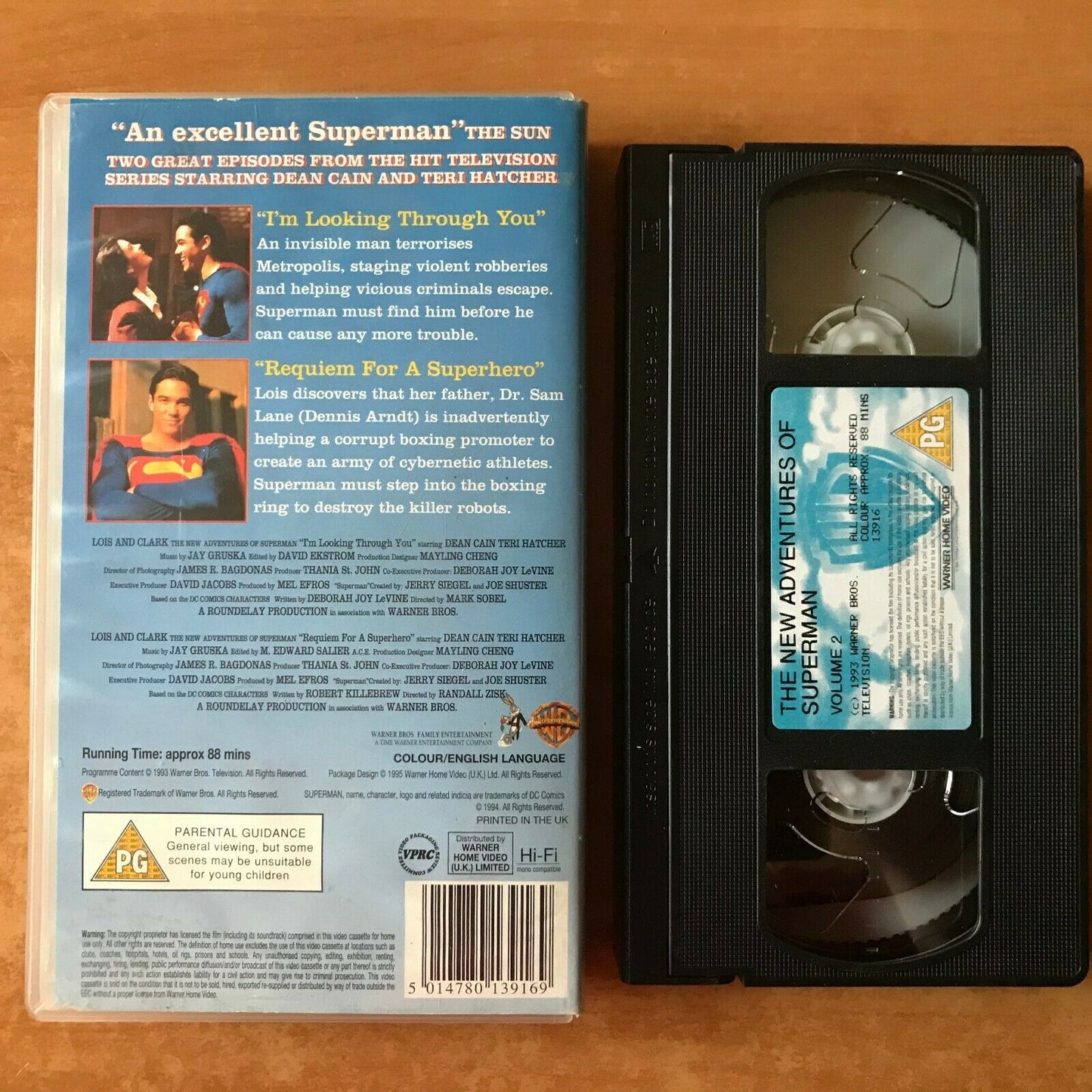 The New Adventures Of Superman (Vol. 2): "Requiem For A Superhero" - Pal VHS-