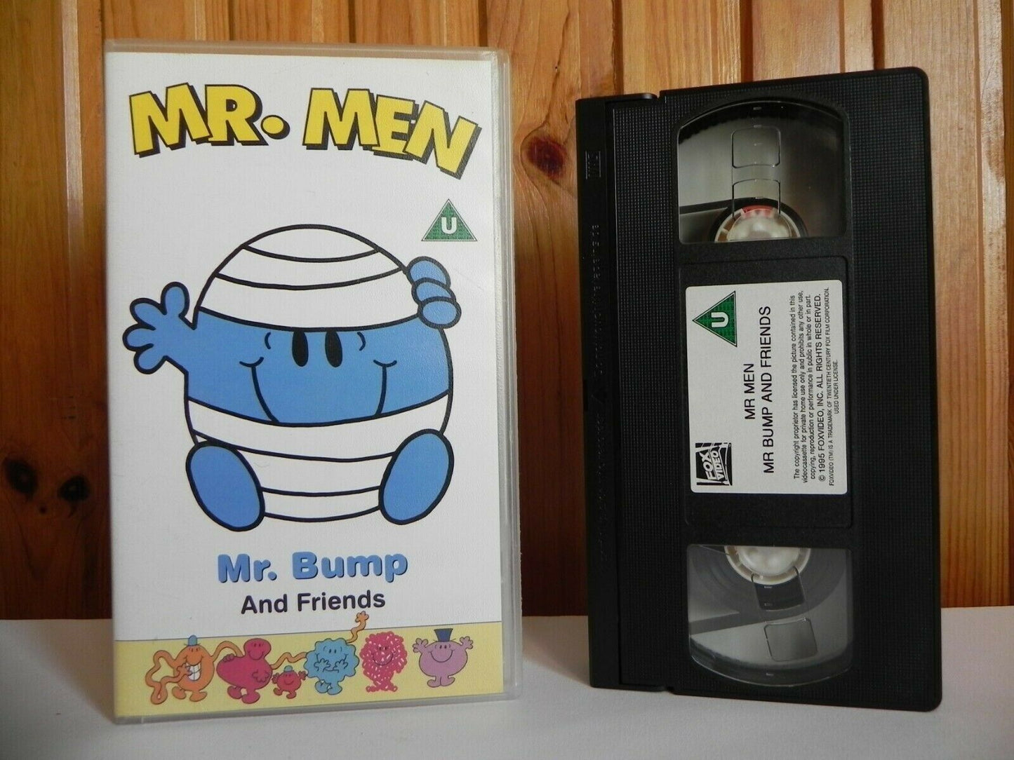 Mr. Men: Mr. Bump And Friends - Fox Video - Animated - Adventures - Kids - VHS-