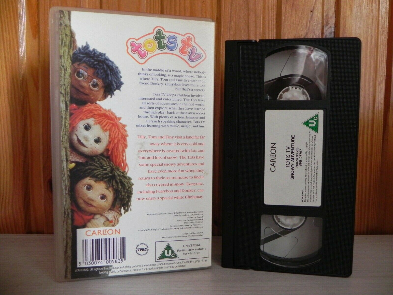 Tots TV: Snowy Adventure - Original ITV Series - Animated - Children's - VHS-