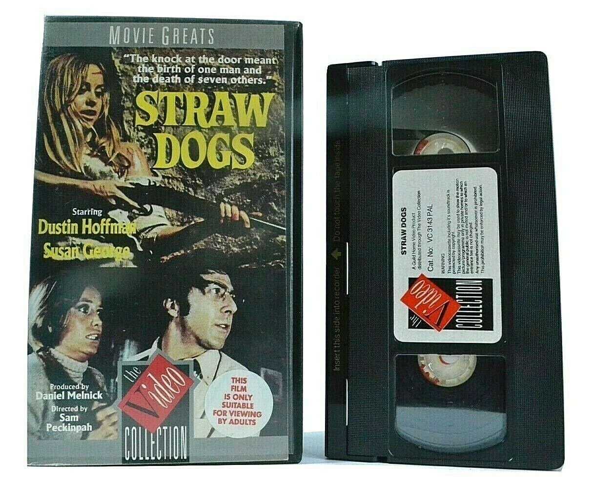 Straw Dogs; [Movie Greats]: Crime Thriller - Dustin Hoffman / Susan George - VHS-