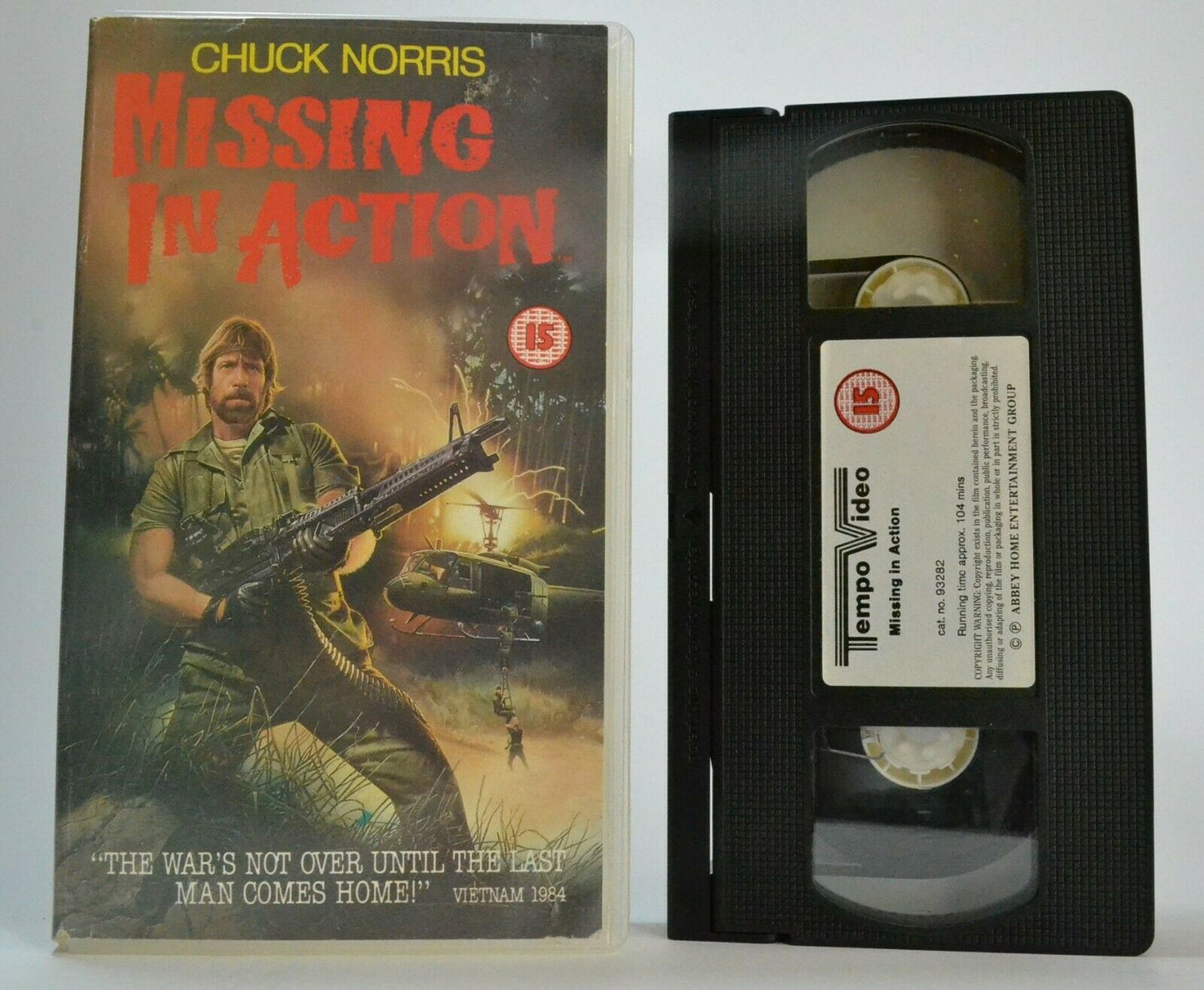 Missing In Action: Vietnam War POW/Tempo Issue - Action - Chuck Norris - VHS-