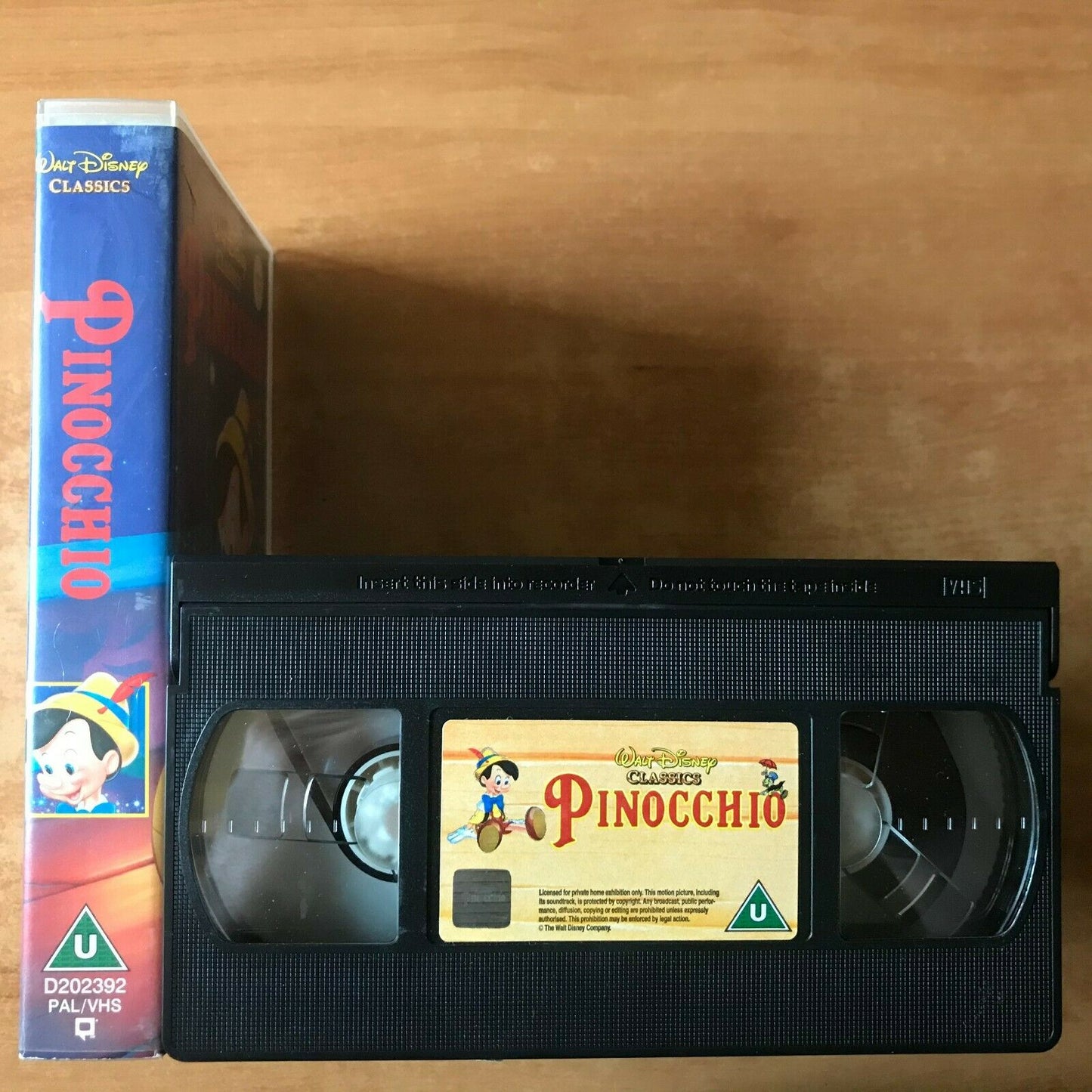 Pinocchio (1940); [Sample Tape] Carlo Collodi - Animated - Children's - Pal VHS-