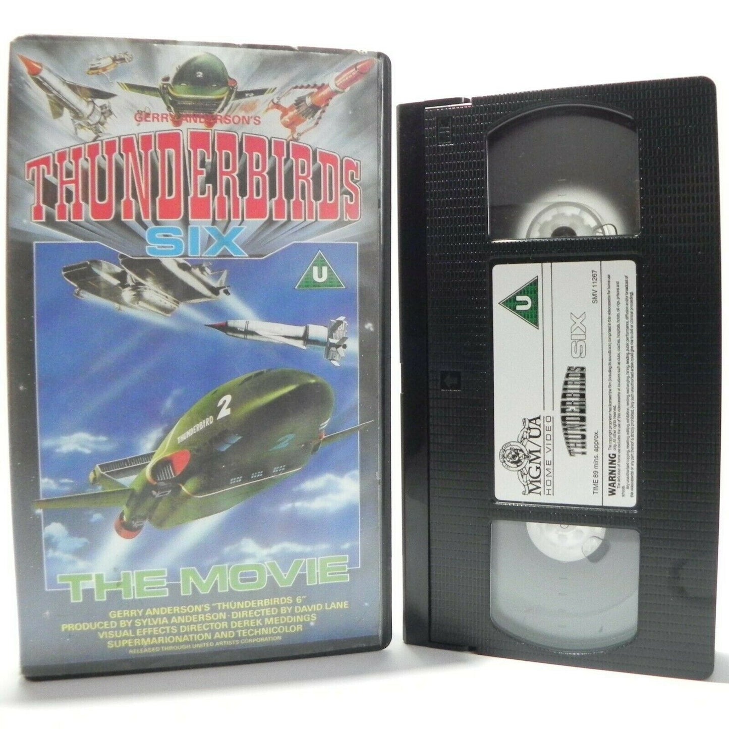 Thunderbirds Six: The Movie - Classic Animation - Action Adventure - Kids - VHS-