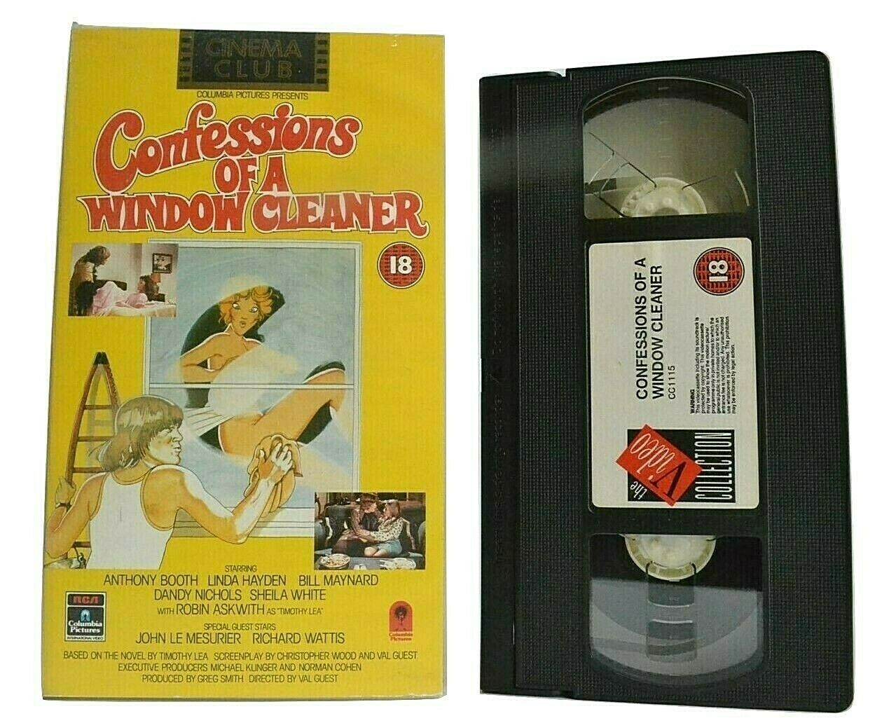 Confessions Of A Window Cleaner (1974): Adult Comedy - Anthony Booth - VHS-