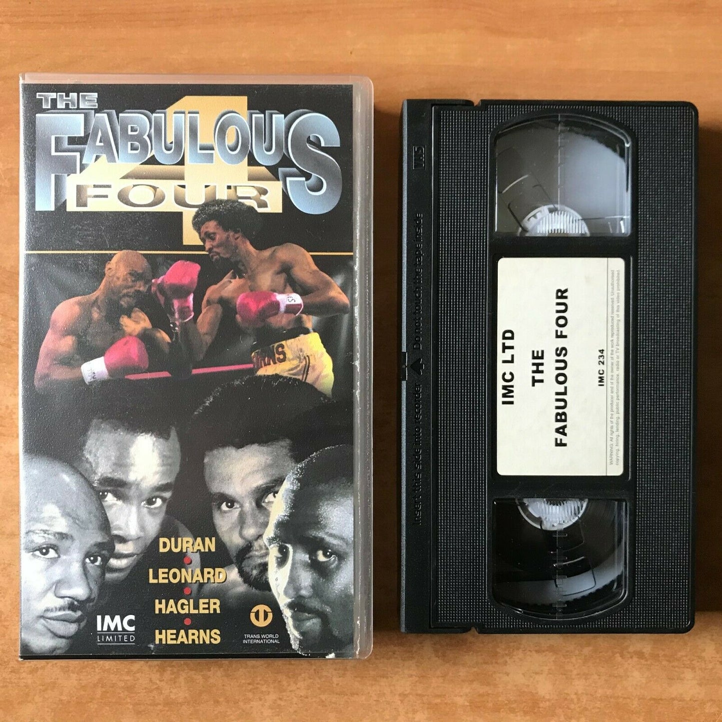 The Fabulous 4: Duran - Leonard - Hagler - Hearns - Boxing - Sports - Pal VHS-