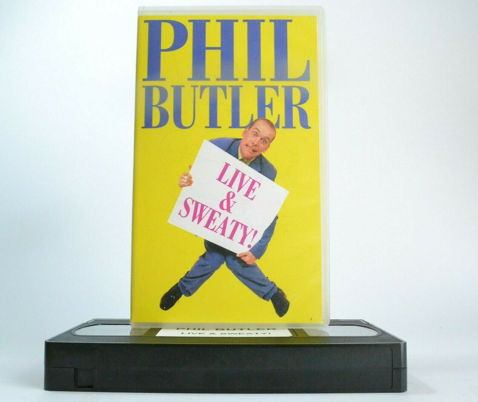 Phil Butler: Live And Sweaty - Woooyah - Stand-Up - Comedy - Signed Pal VHS-