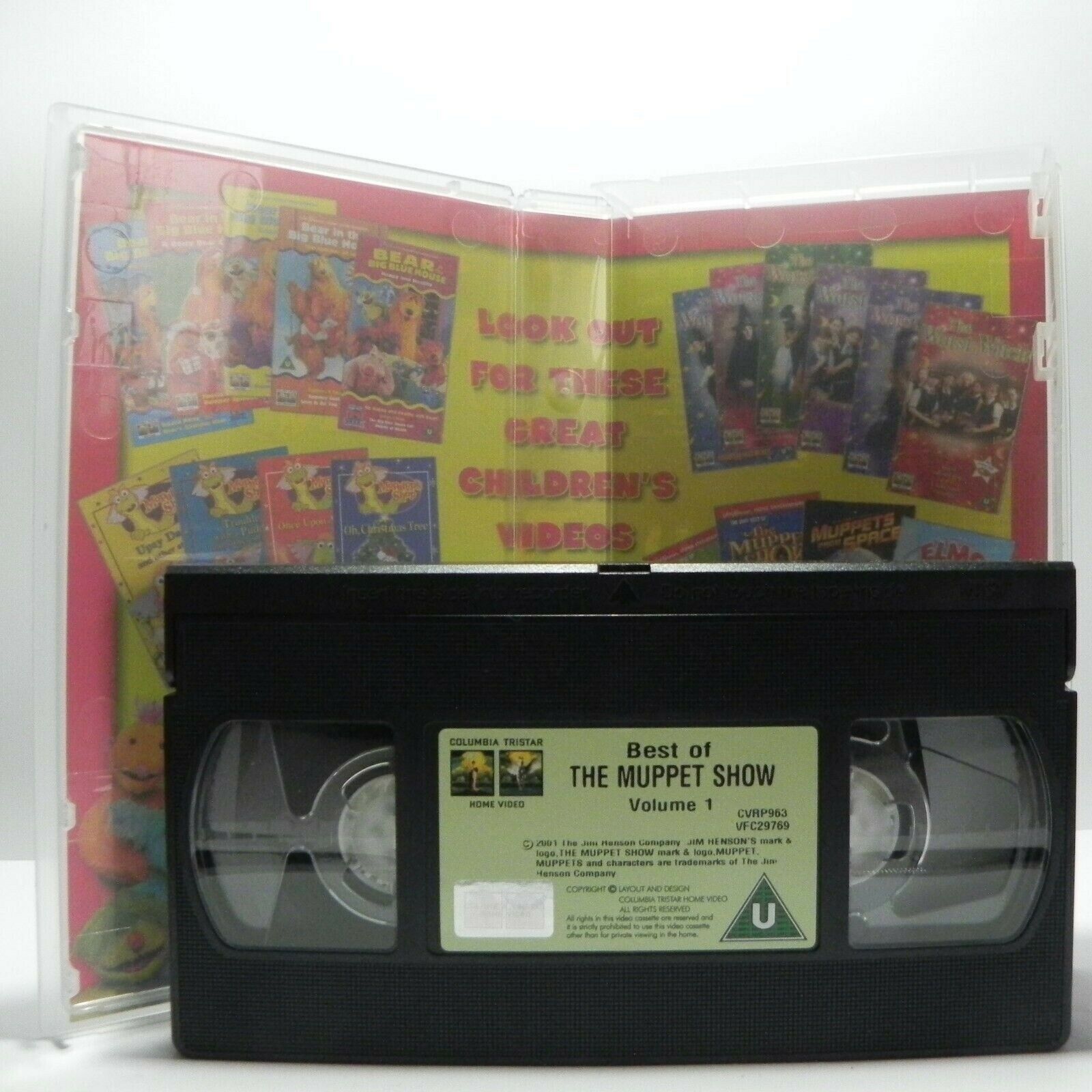 Muppet Show - Vol.1 - Best Of - Film Heroes - Roger Moore - Mark Hamill - VHS-
