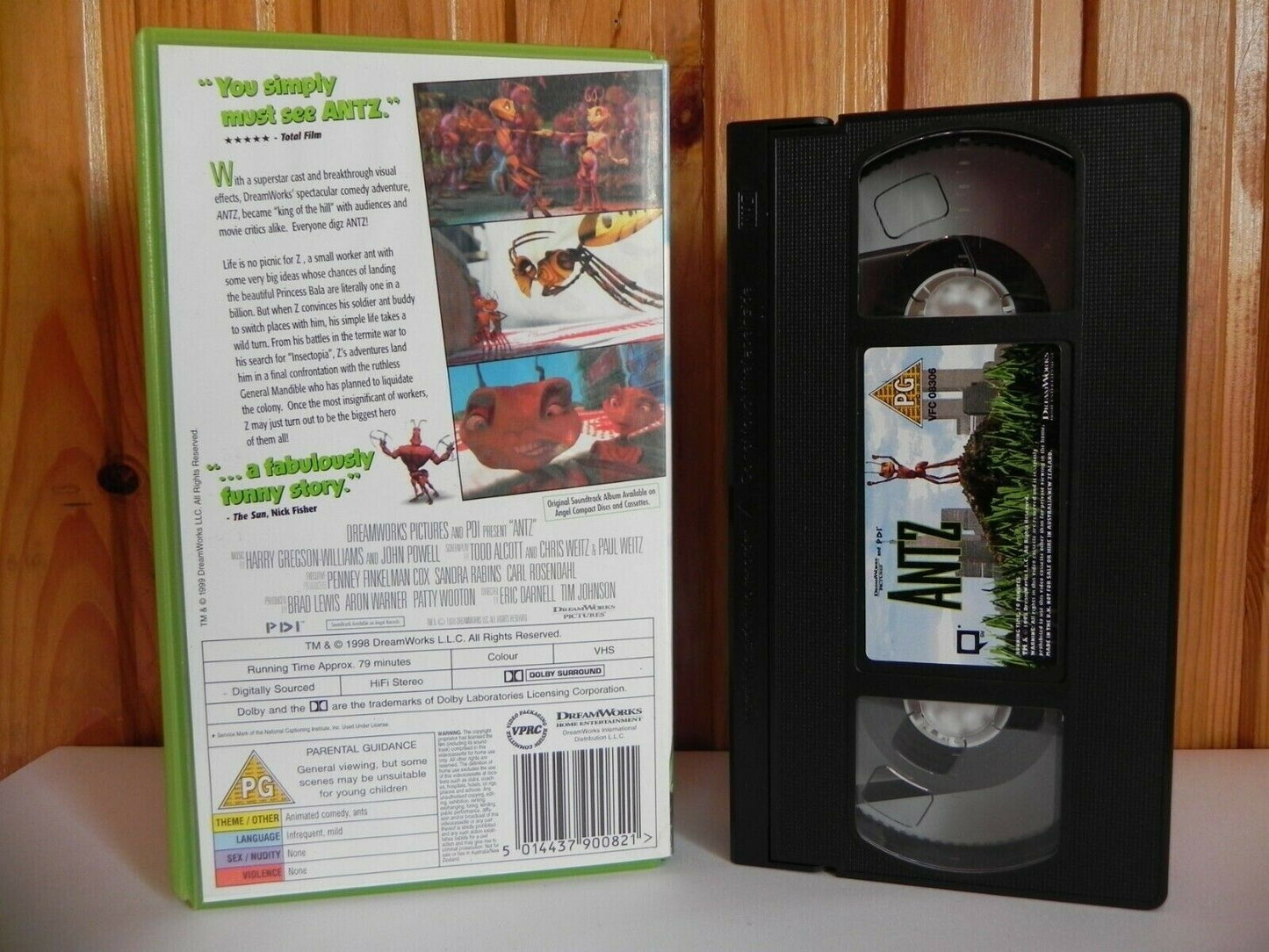 Antz - DreamWorks - Spectacular Comedy - Adventure - Family - Kids - Pal VHS-