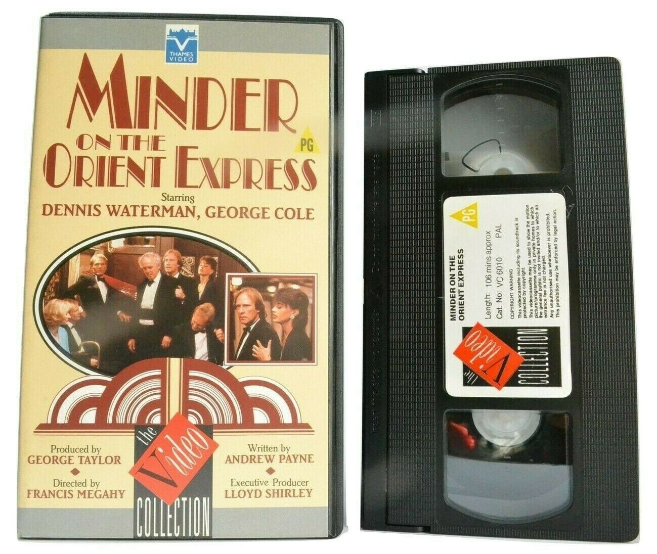 Minder Of The Orient Express [Thames Video] T.V. Series - Dennis Waterman - VHS-