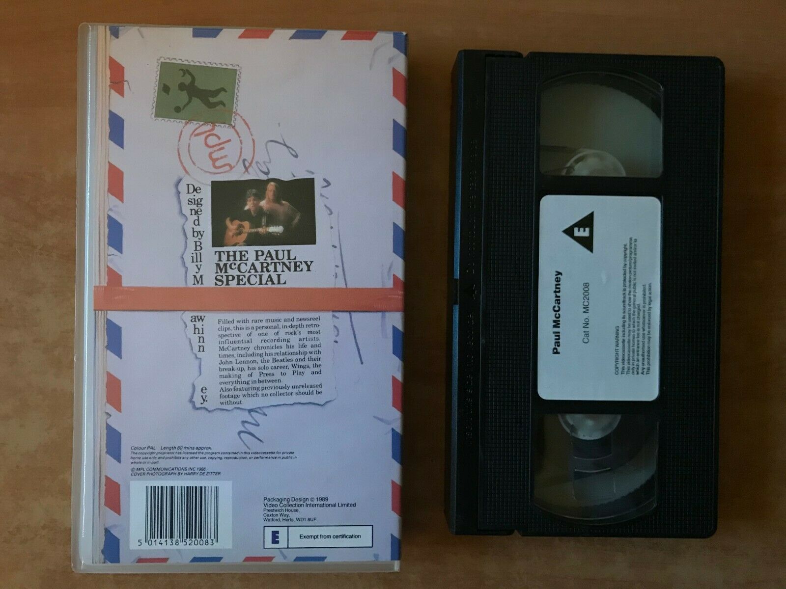 The Paul McCartney Special [Documentary] 'Peggy Sue' - John Lennon - Music - VHS-