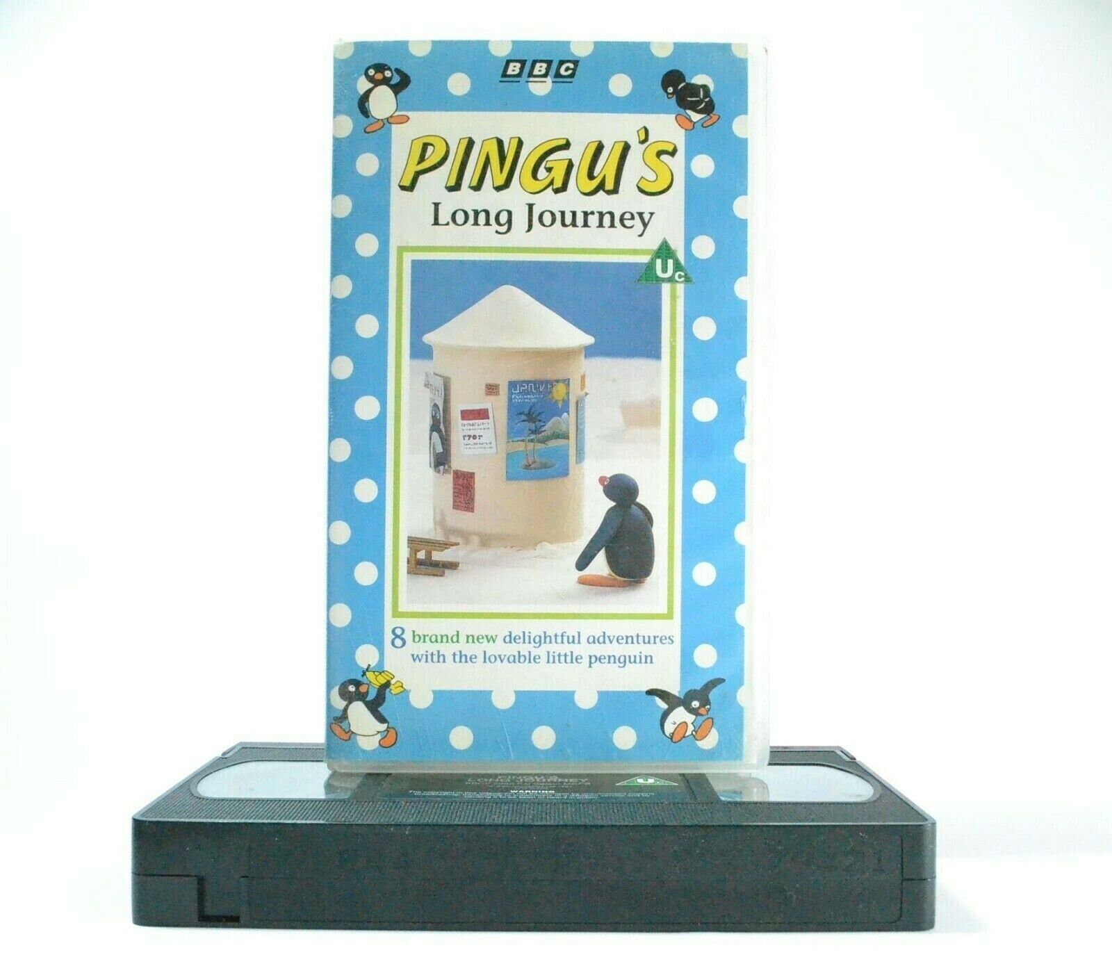 Pingu: Long Journey - BBC Children's Series - Famous Little Penguin - Pal VHS-