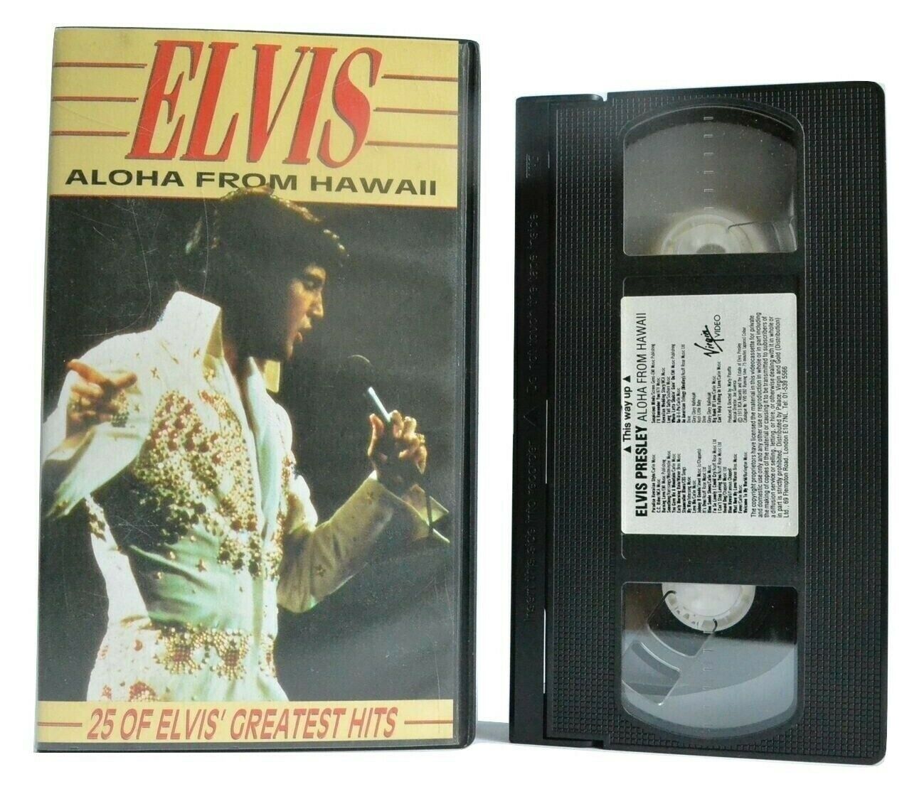 Elvis Presley: Aloha From Hawaii - (1973) Live Performance - Greatest Hits - VHS-