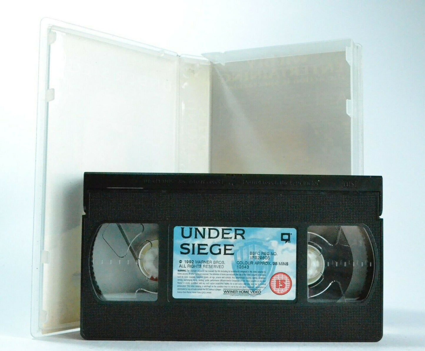 Under Siege (1992): Battleship Action Thriller - S.Seagal/T.Lee Jones - Pal VHS-