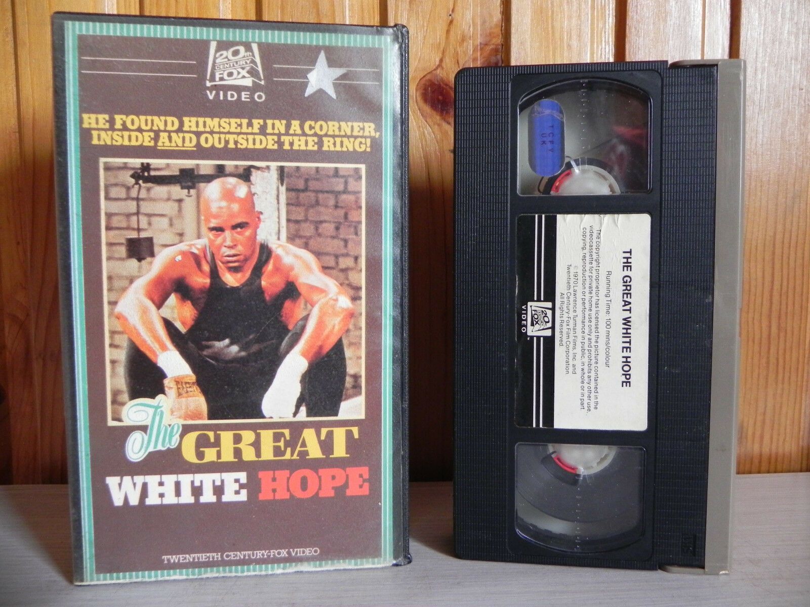 The Great White Hope - 20th Century - Drama - James Earl Jones - Pal VHS-