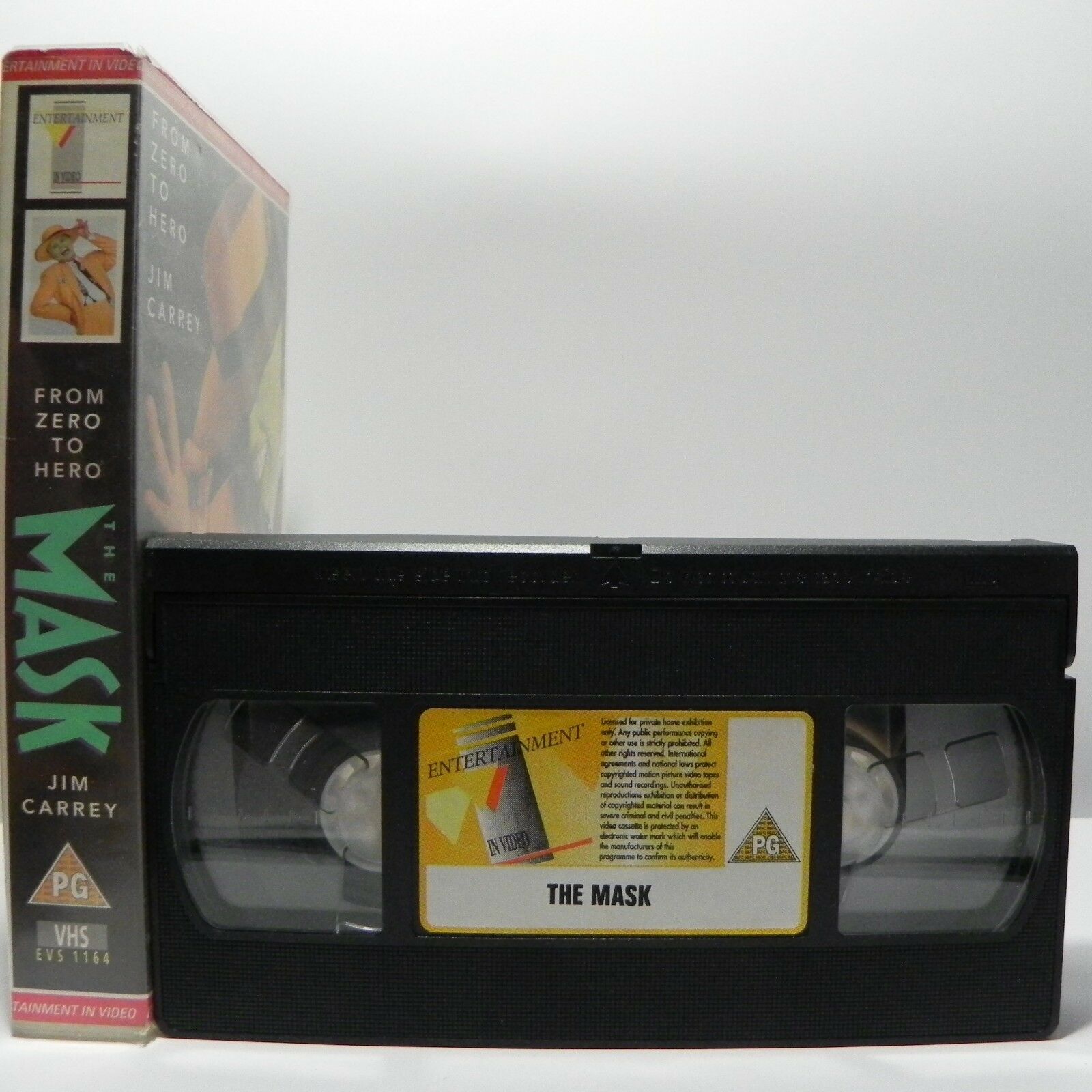 The Mask: Smokin' Comedy - Classic - From Zero To Hero - J.Carrey/C.Diaz - VHS-