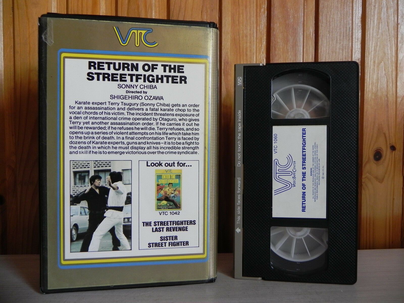 Return Of The Streetfighter: Sony Chiba - Martial Art Action. - VTC Pre-Cert VHS-