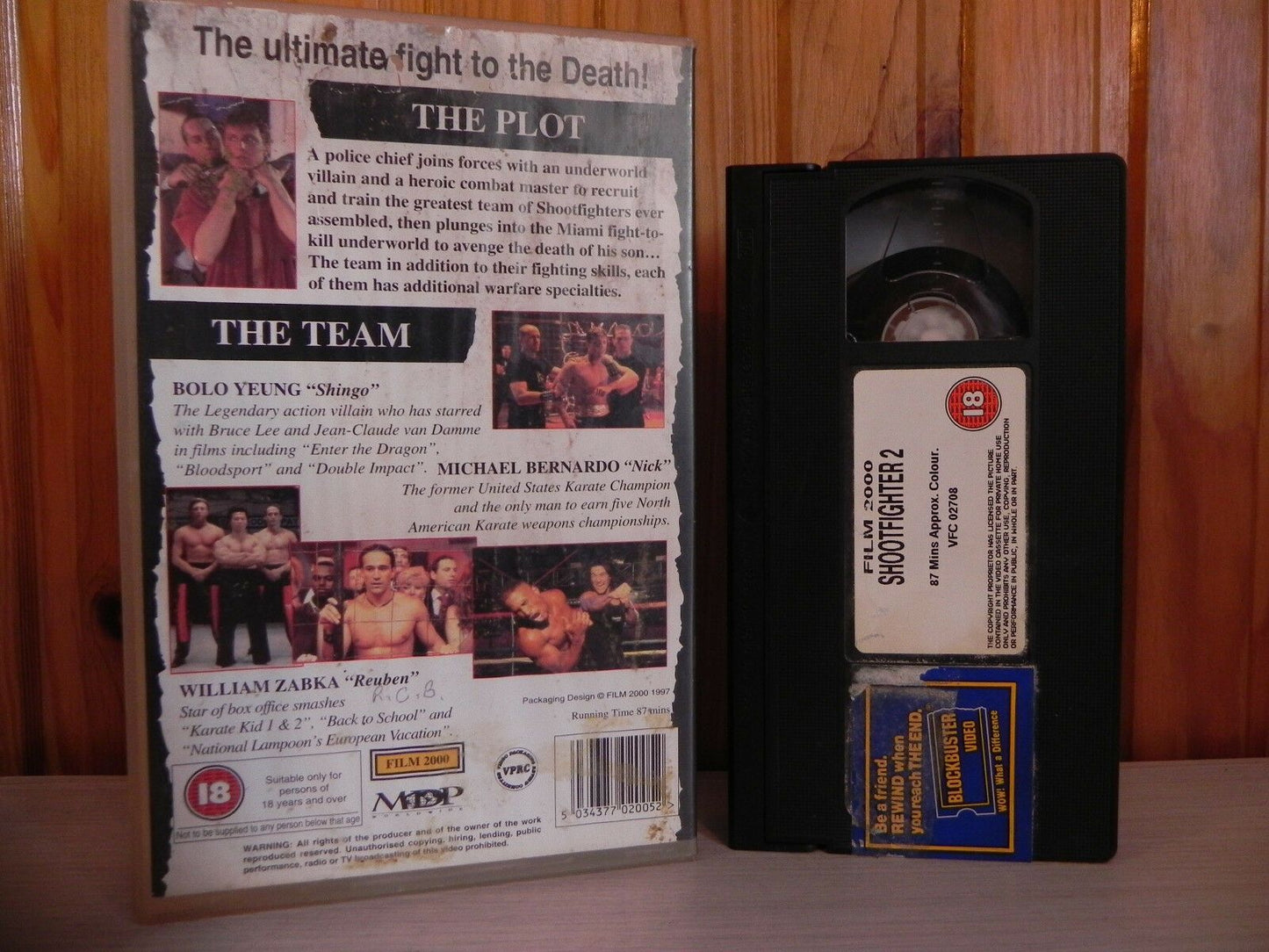 Shootfighter 2 - Illegal Underground - Fight Till Death - Kung-Fu - VHS-