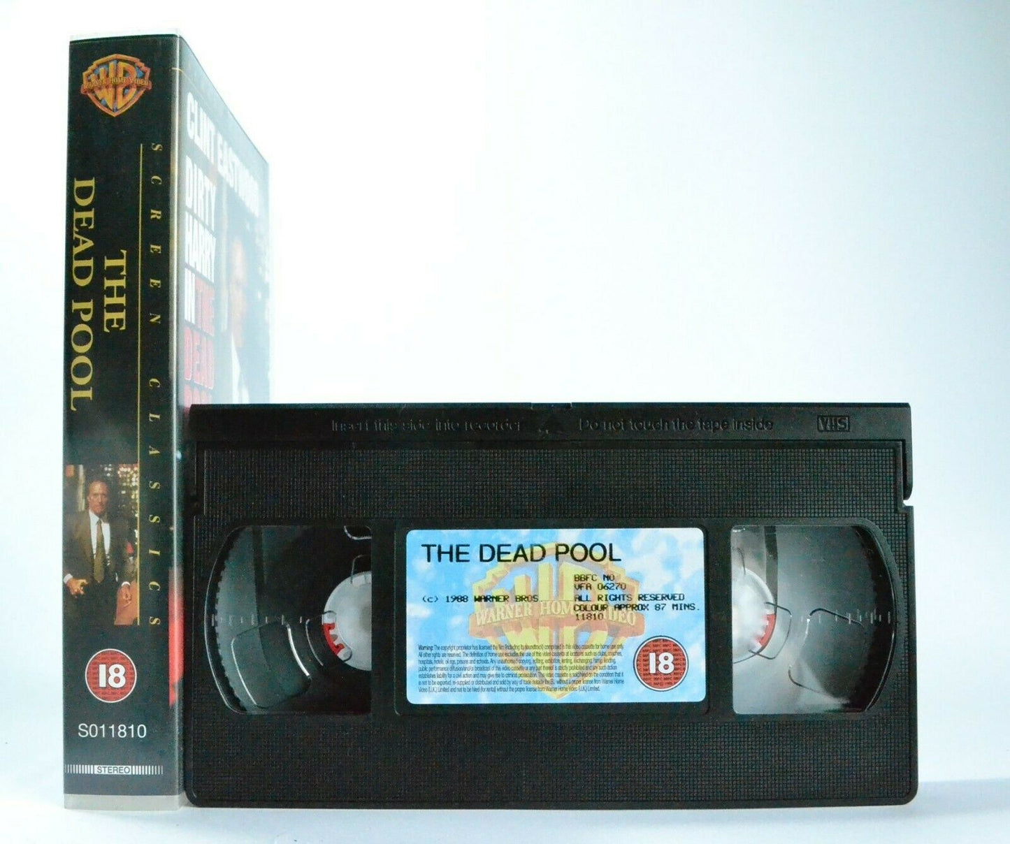 The Dead Pool: Dirty Harry Movie Series - (1988) Action - C.Eastwood - Pal VHS-