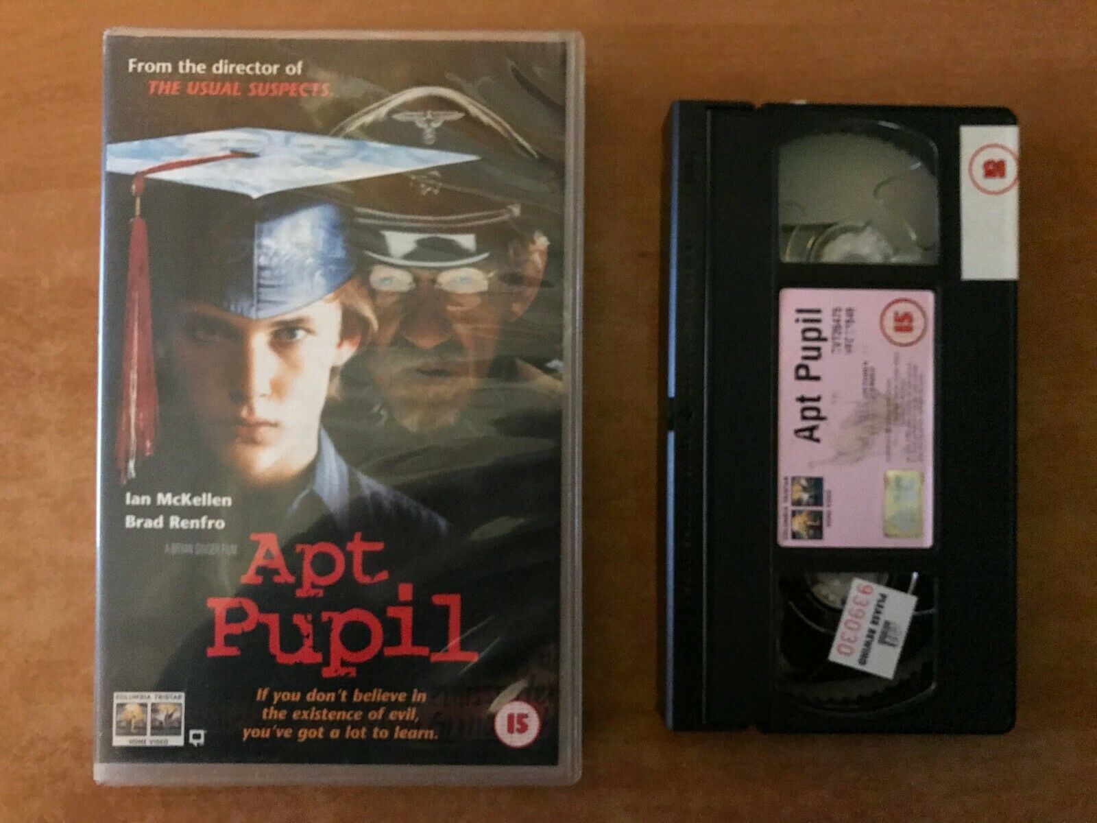 Apt Pupil; [Stephen King]: Crime Thriller [Big Box] Rental - Ian McKellen - VHS-