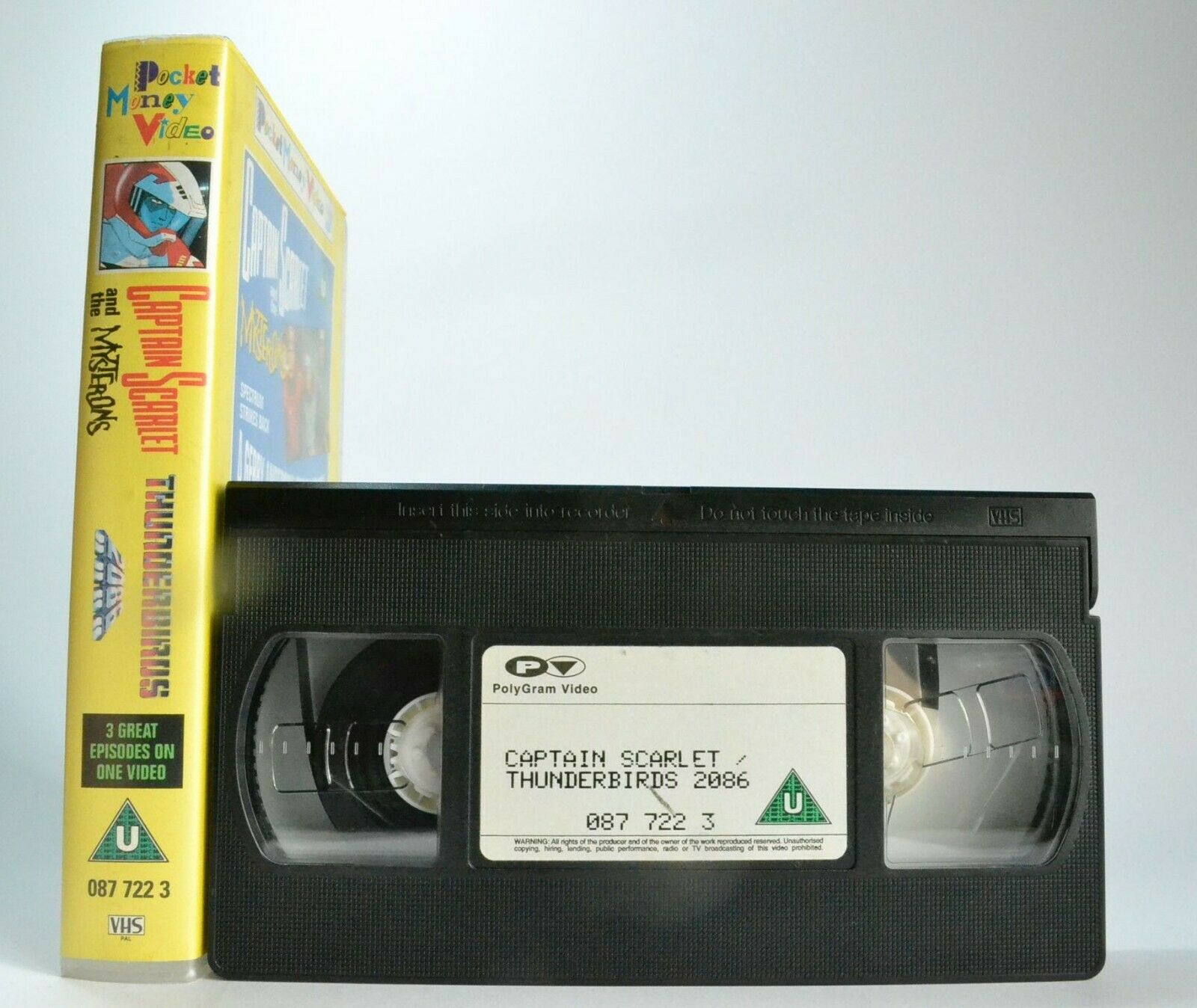 Captain Scarlet / Thunderbirds 2086; [Gerry Anderson] Animated - Kids - Pal VHS-