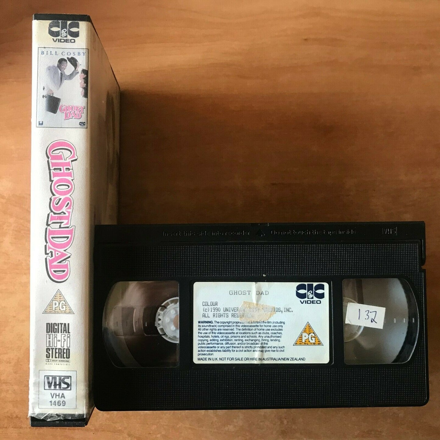 Ghost Dad (1990): Family Movie - Bill Cosby - Comedy [Large Box] Rental - VHS-