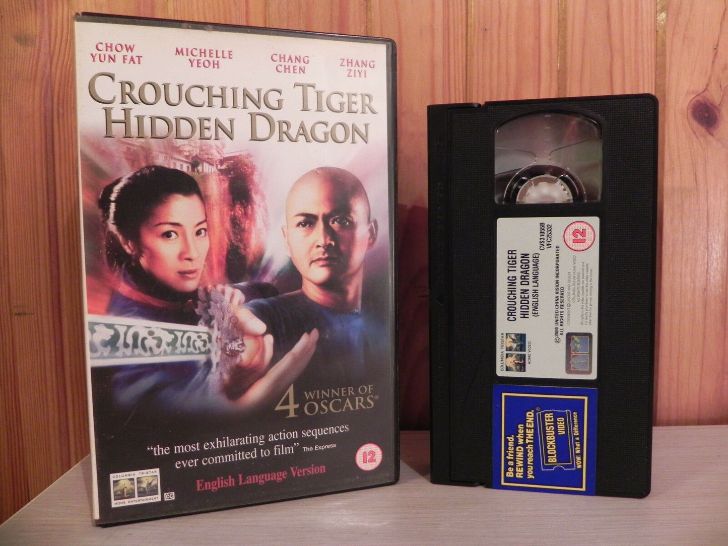 Crouching Tiger Hidden Dragon - Martial Arts - Big Box Action - Ex-Rental - VHS-