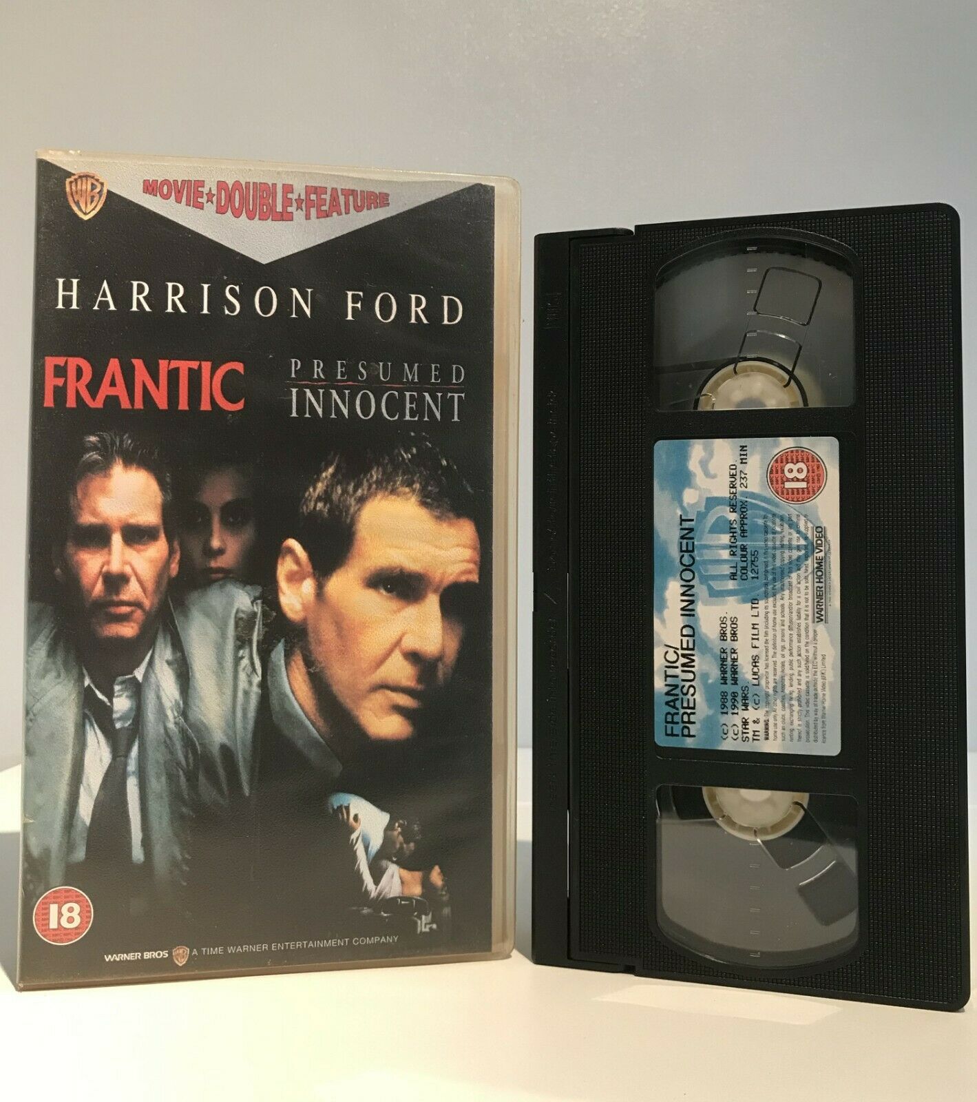 Frantic (1988)/Presumed Innocent (1990): Double Feature - Harrison Ford - VHS-