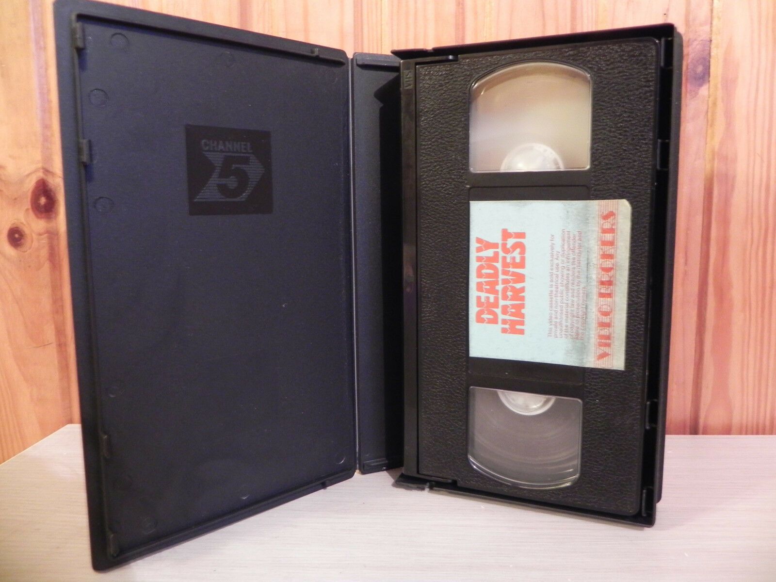 DEADLY HARVEST - Futuristic Sci-Fi - Small Box - Pre-Cert - Video Bookers - VHS-