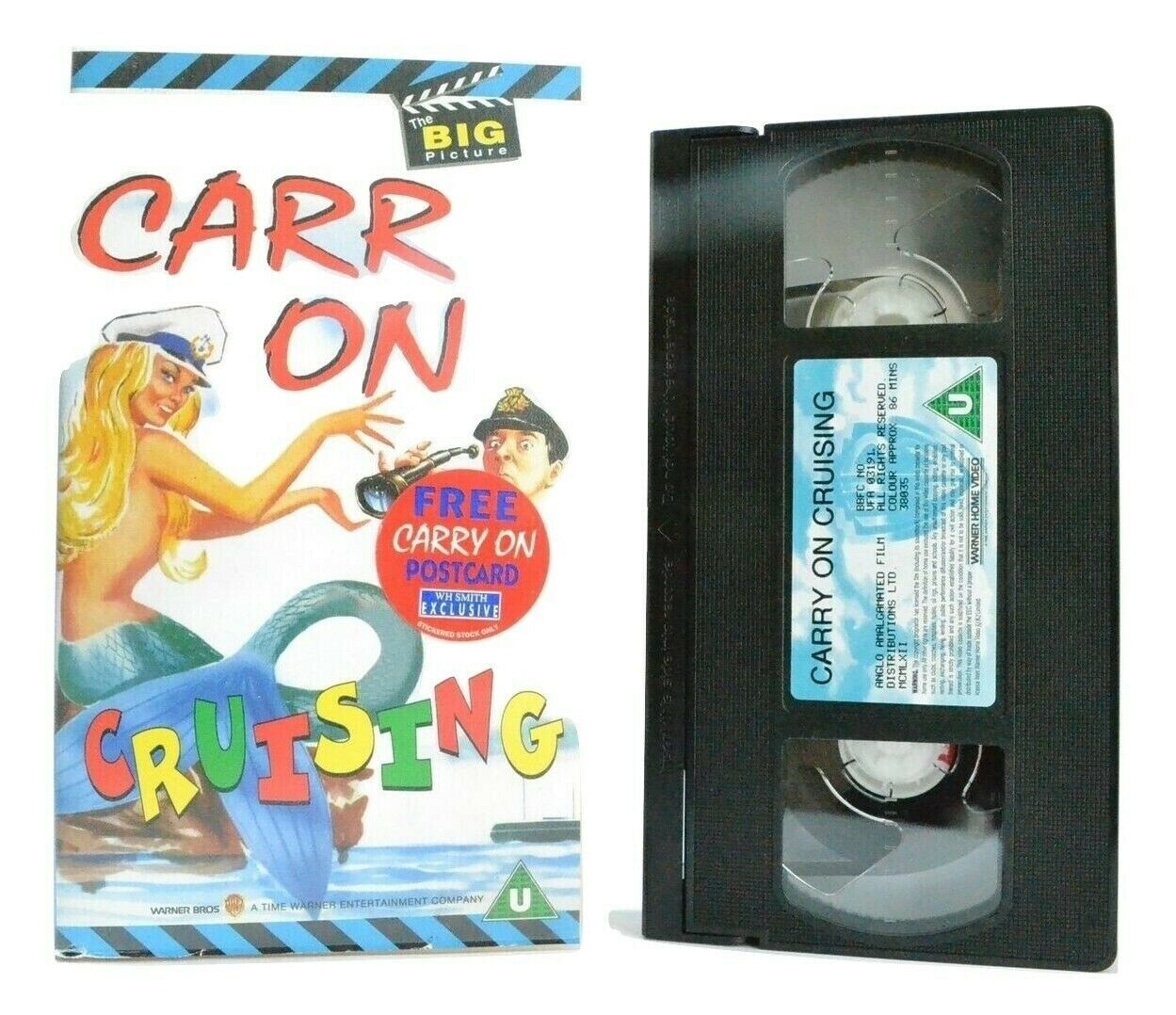Carry On: Cruising (1962) - Free Postcard Included - Comedy - S.James - Pal VHS-