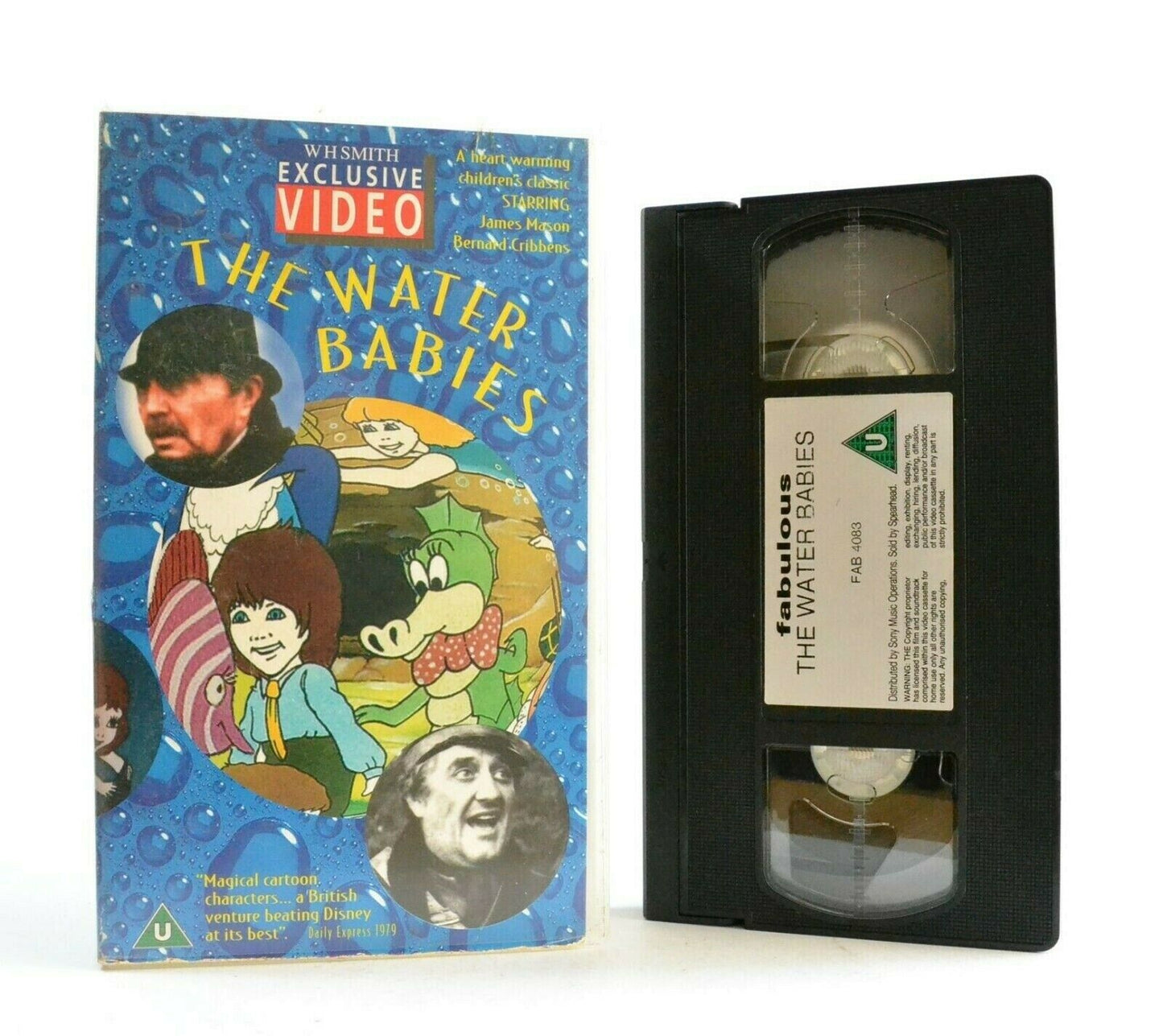 The Water Babies: Heart Warming Children's Classic - Magical Cartoon - Pal VHS-