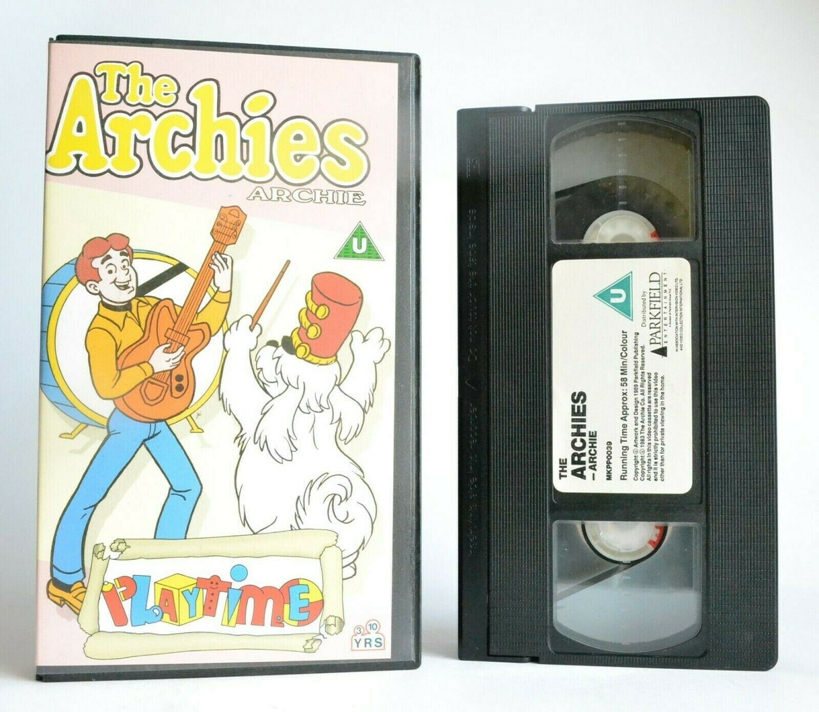 The Archies Archie: Playtime - Riverdale High - Animated - Children's - Pal VHS-