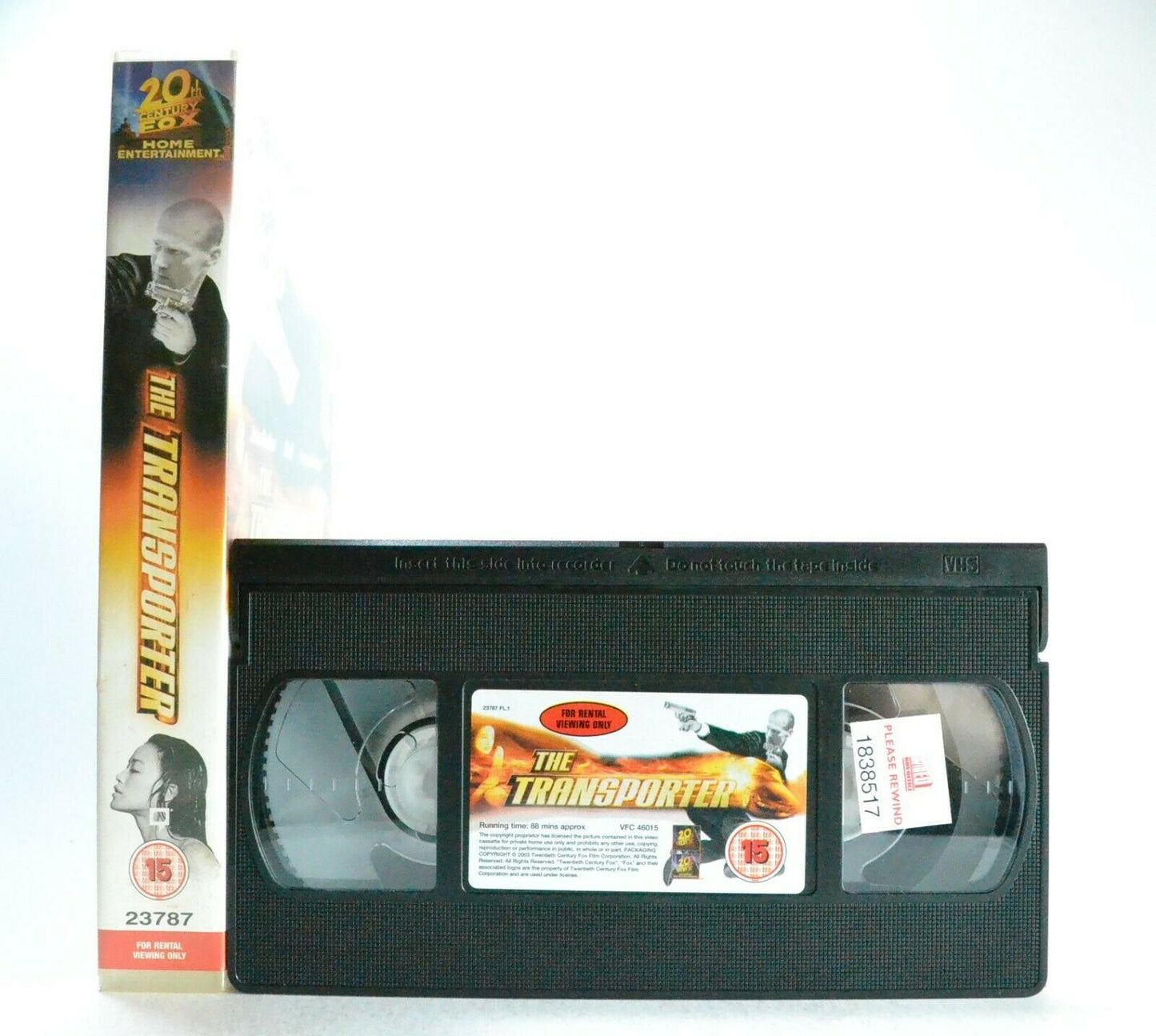 The Transporter: A C.Yuen Film (2002) - Action - Large Box - J.Statham - Pal VHS-
