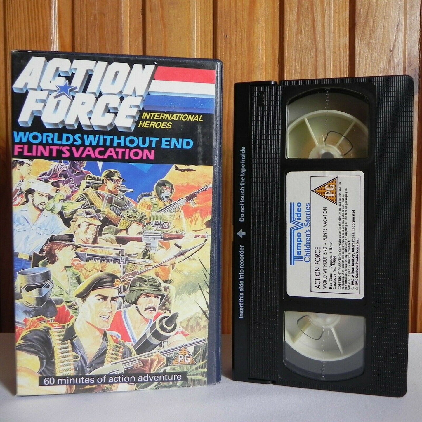 Action Force: Worlds Without End - Action Adventure - Animated - Kids - Pal VHS-