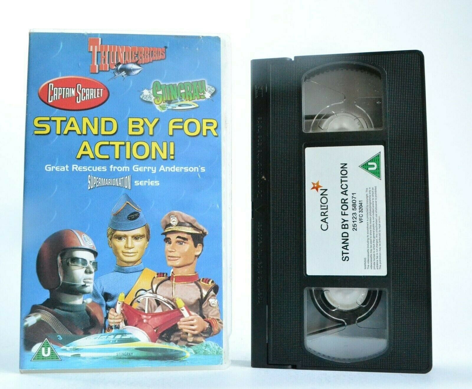 Stand By For Action (Carlton): Thunderbirds - Captain Scarlet - Stingray - VHS-