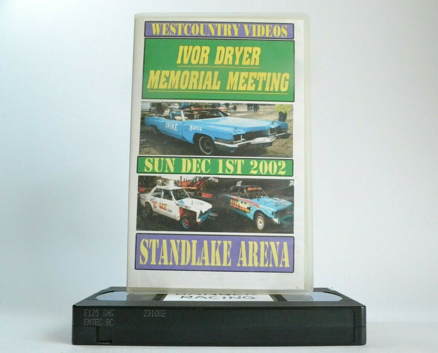 Ivor Dryer Memorial Meeting [Banger Car Racing] - Standlake Arena (2002) - VHS-