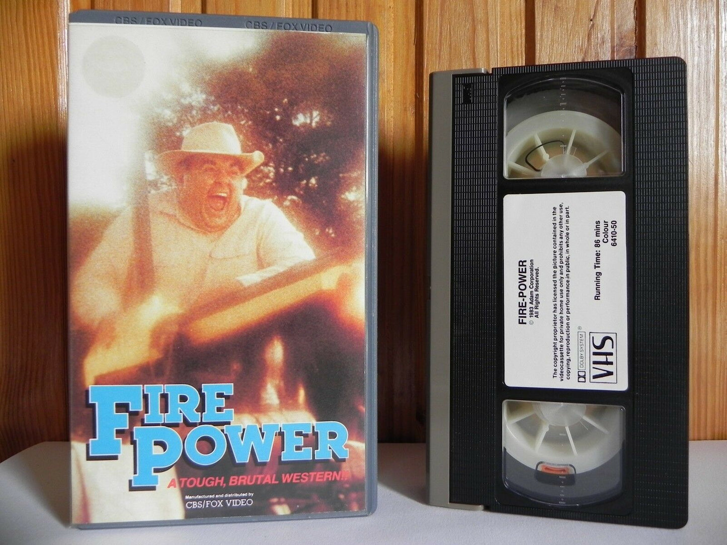 Fire Power - CBS/FOX - Western - Pre-Cert - Paul Ford - Terry Wilson - Pal VHS-