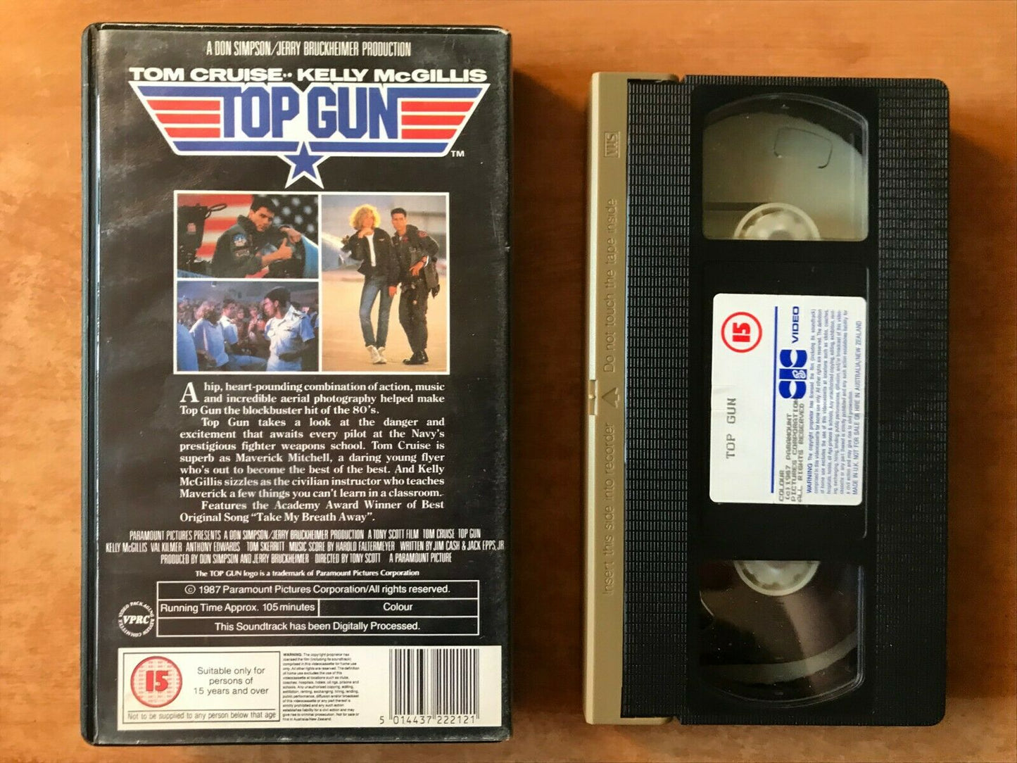 Top Gun (1986); [Tony Scott]: Aircraft Action - Tom Cruise/Kelly McGillis - VHS-