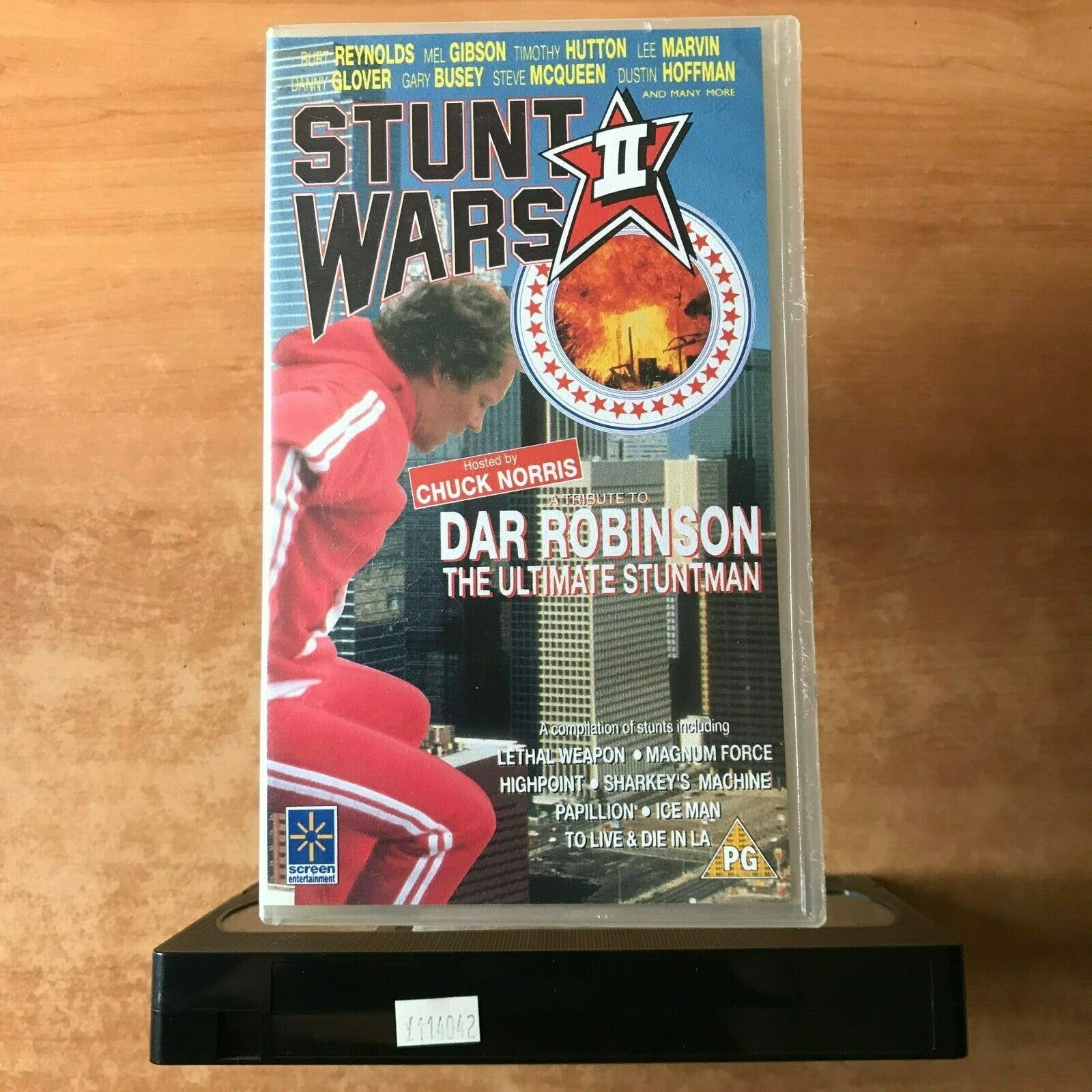 Stunt Wars 2 [Dar Robinson Tribute] Chuck Norris - "Lethal Weapon" - Pal VHS-