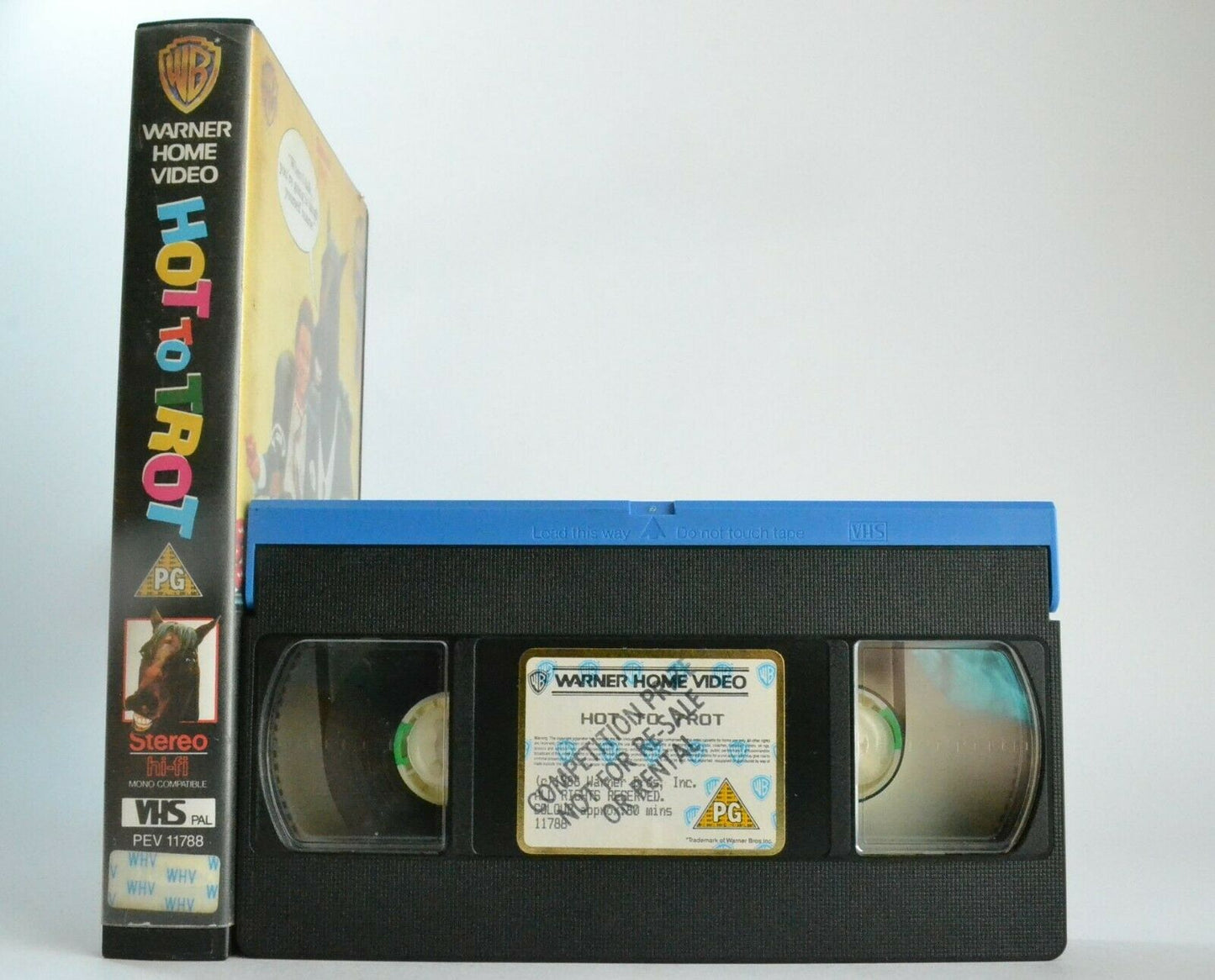 Hot To Trot (1989): Comic Reincarnation - Large Box - Bobcat Goldthwait - VHS-